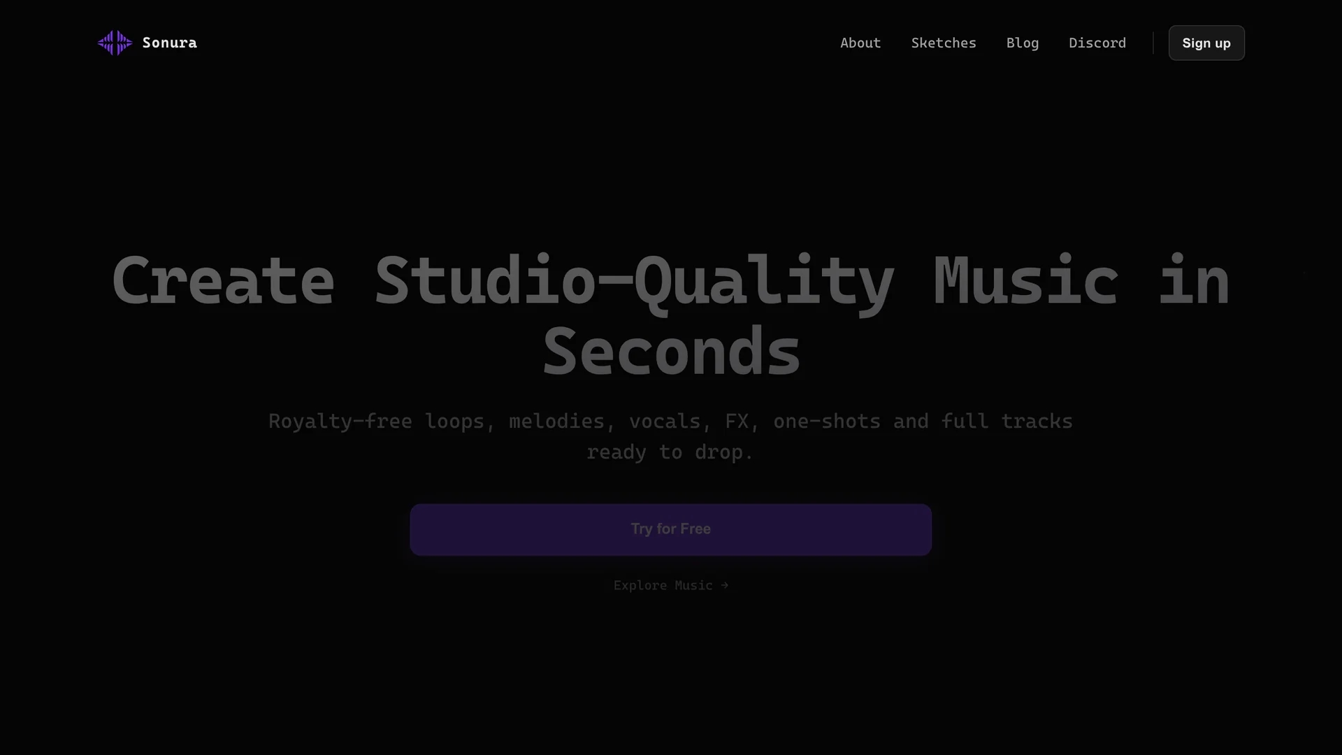 sonura-studio homepage