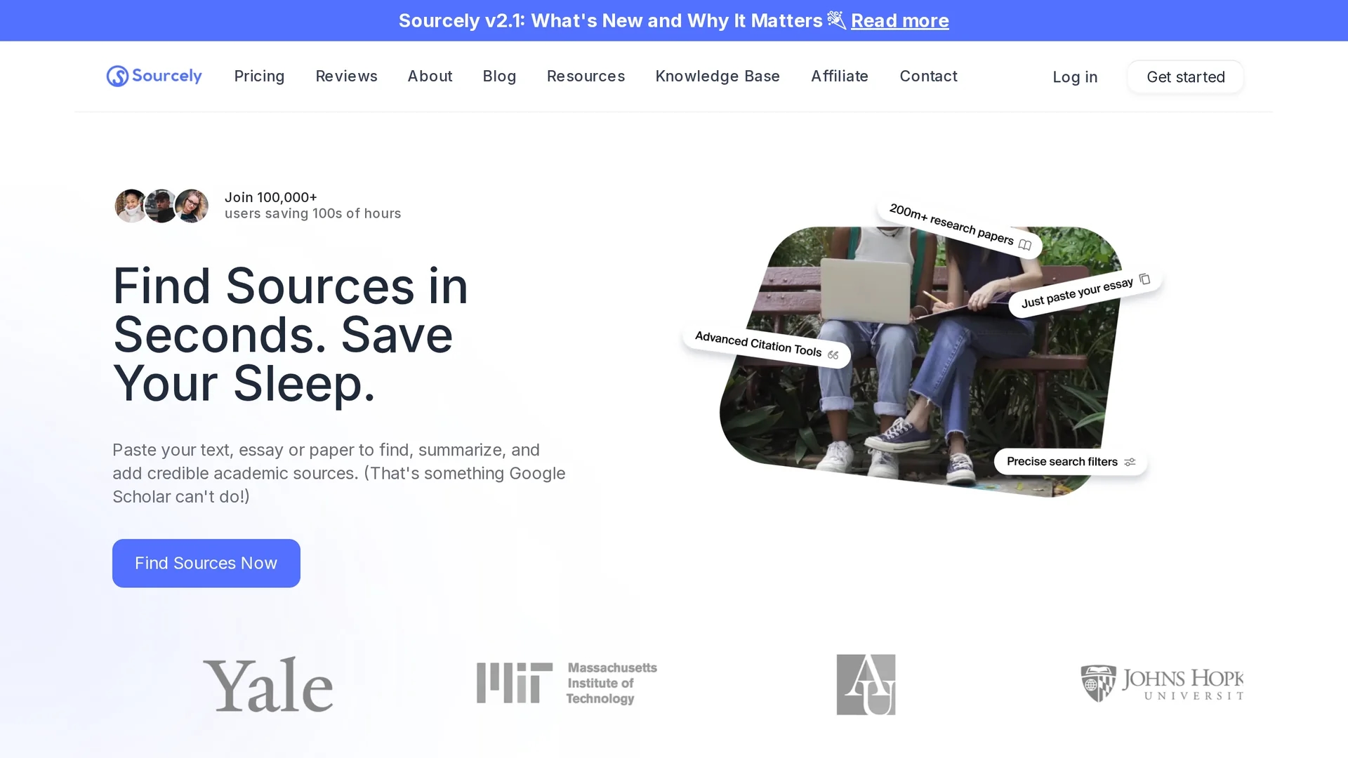 sourcely-net homepage
