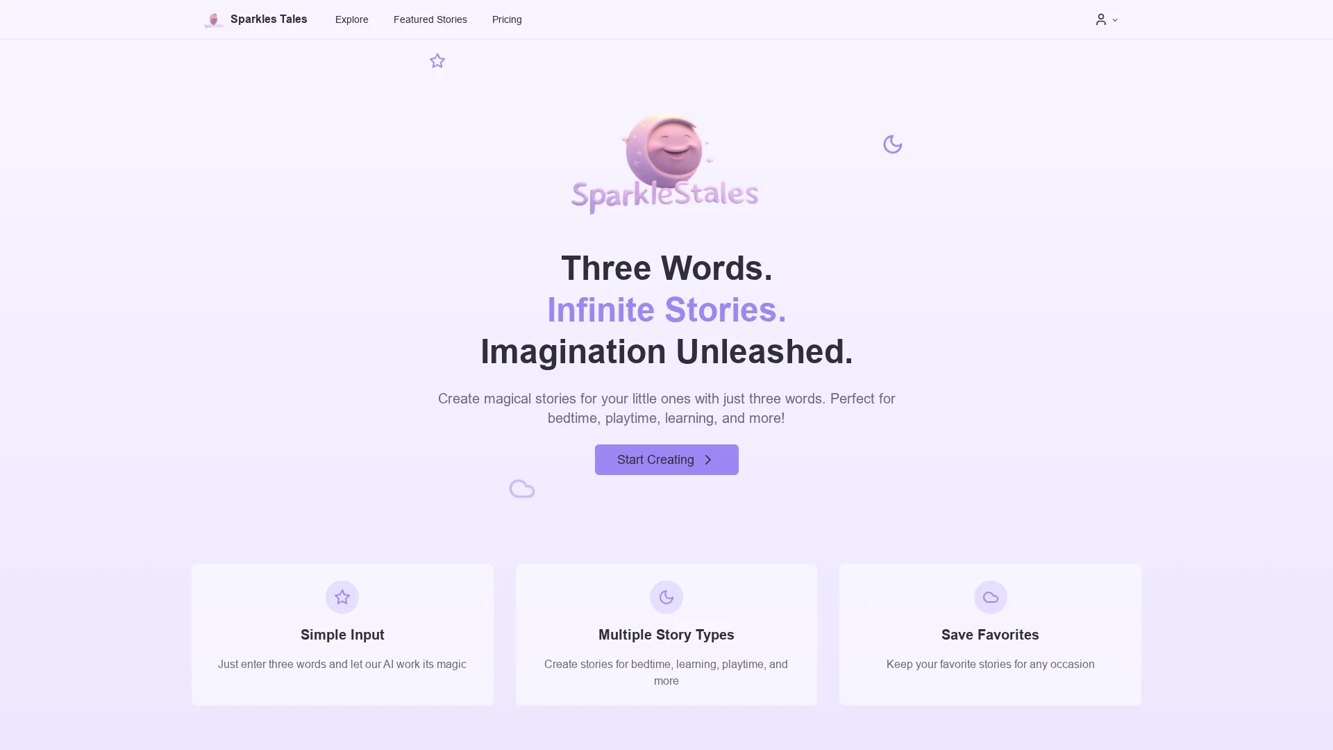 sparklestales homepage