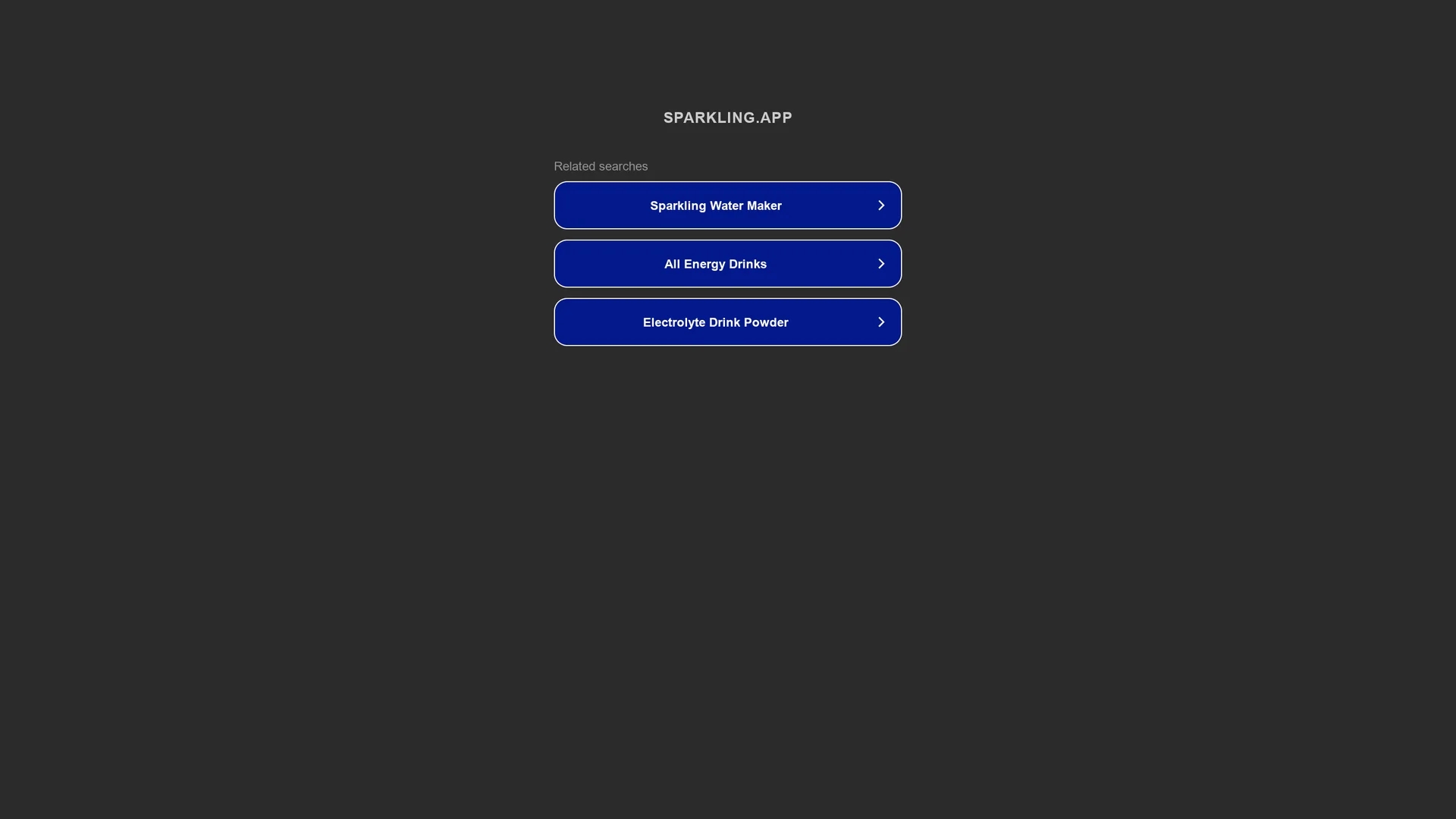 sparkling homepage
