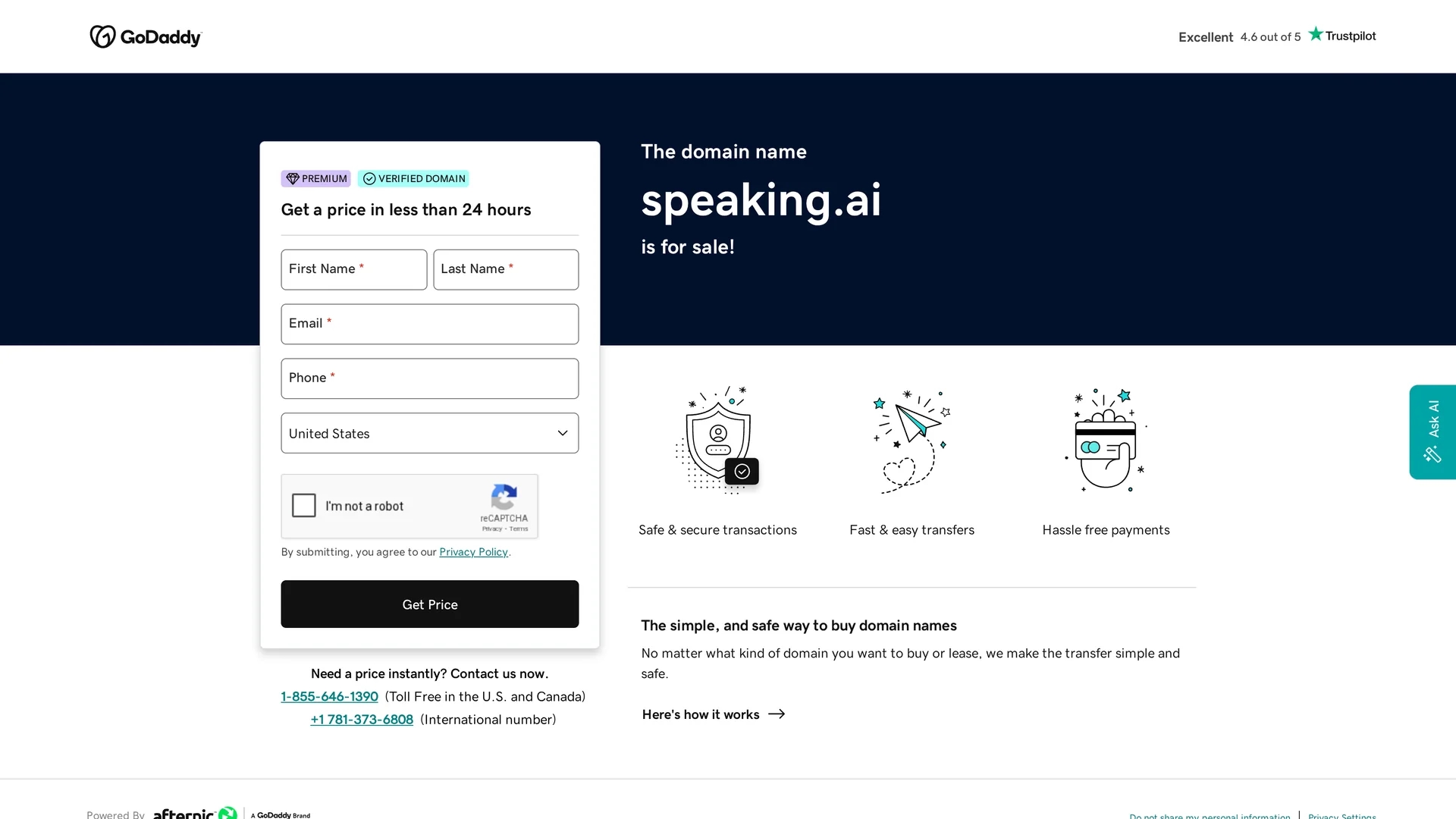 speaking-ai homepage
