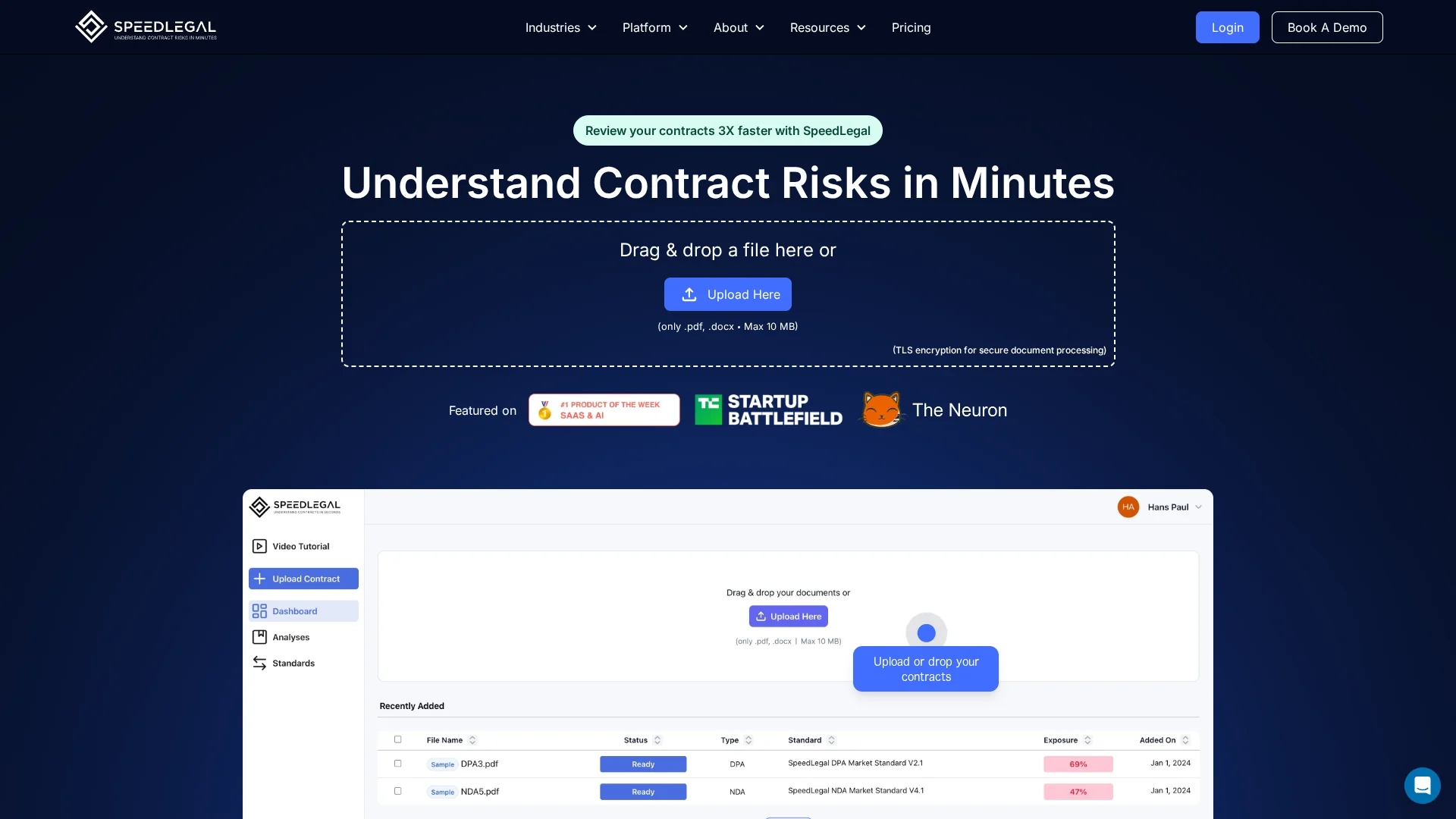 speedlegal homepage