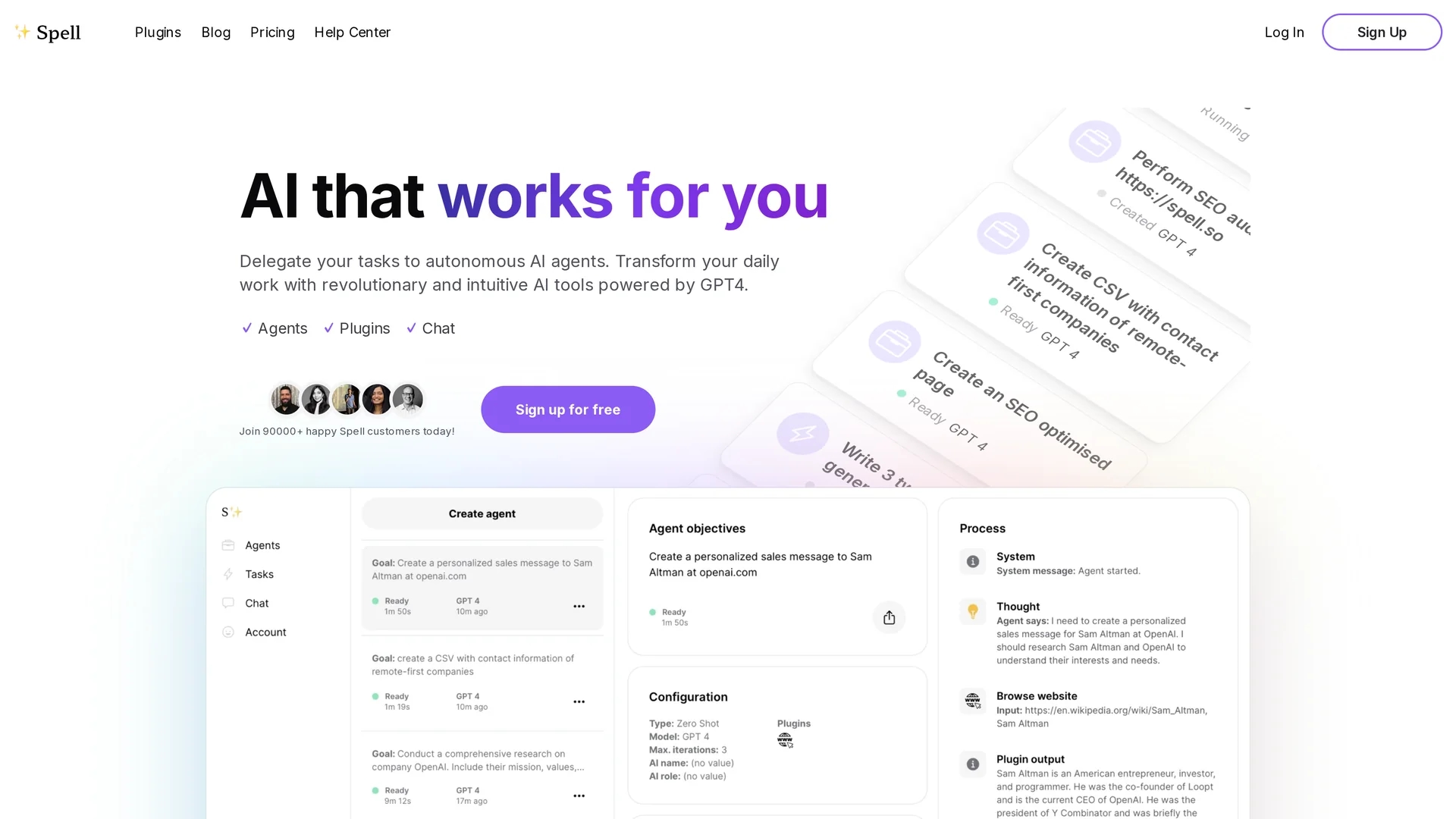 spell-ai homepage