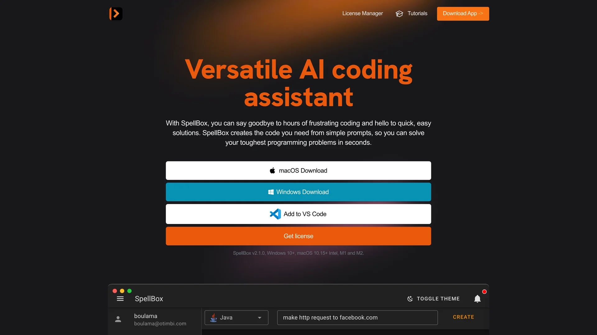 spellbox homepage