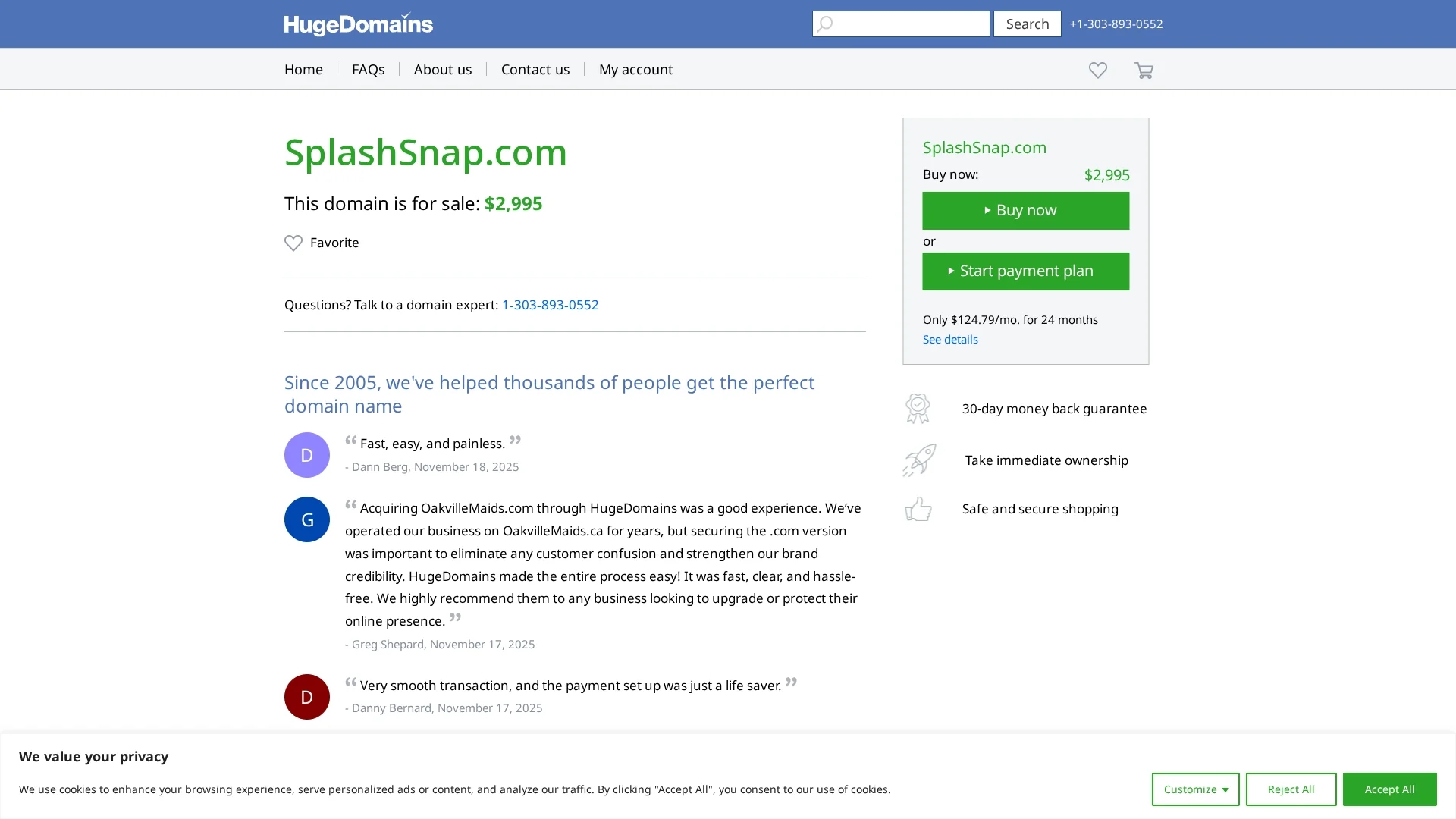 splashsnap homepage