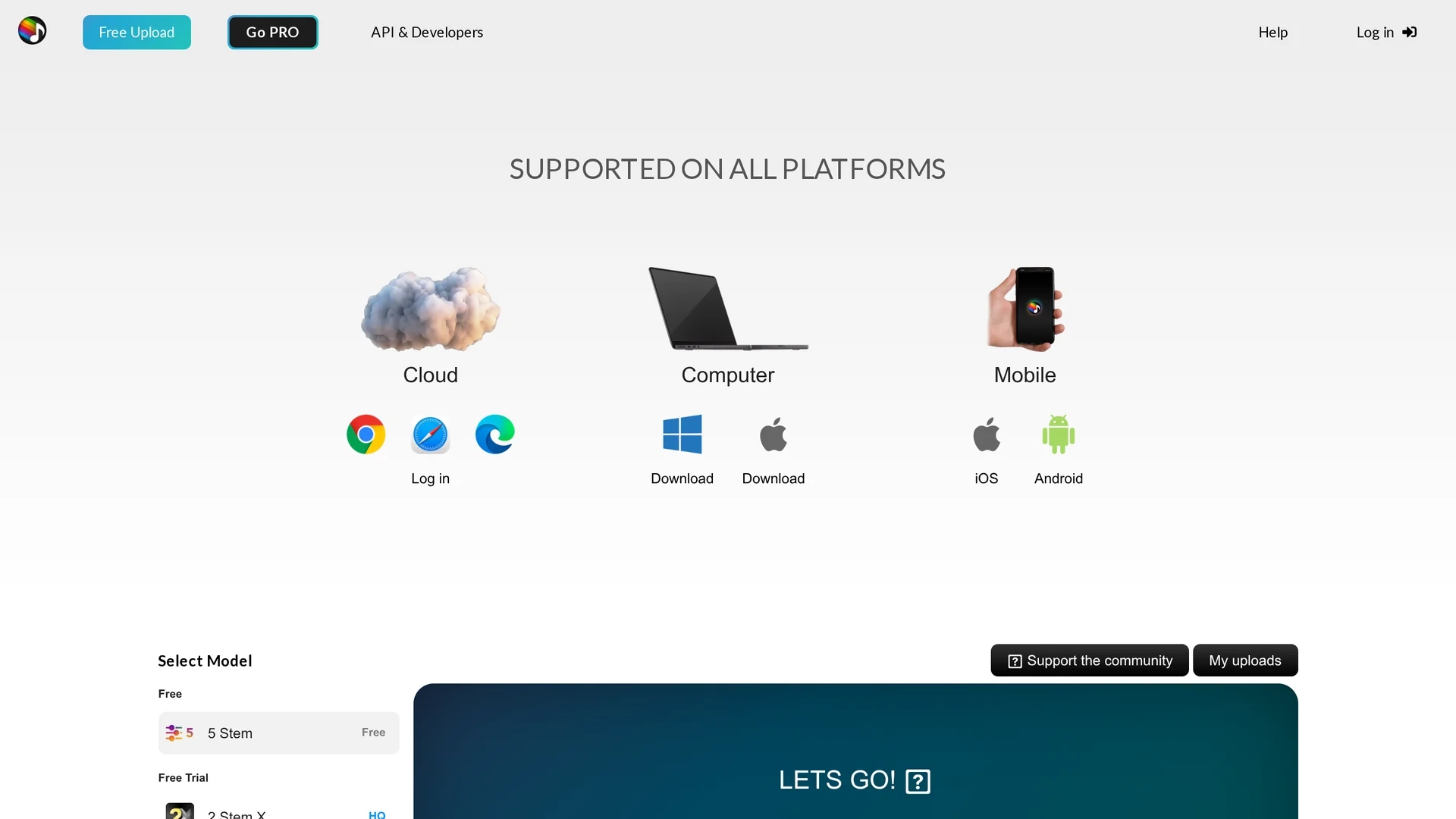 splitter-ai homepage