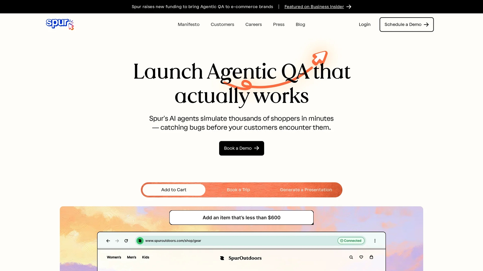 spur homepage