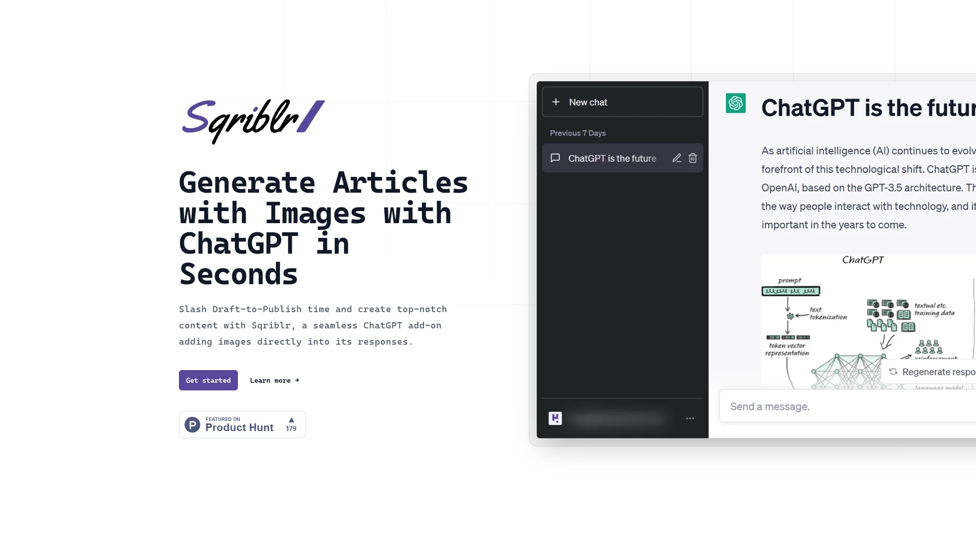 sqriblr homepage