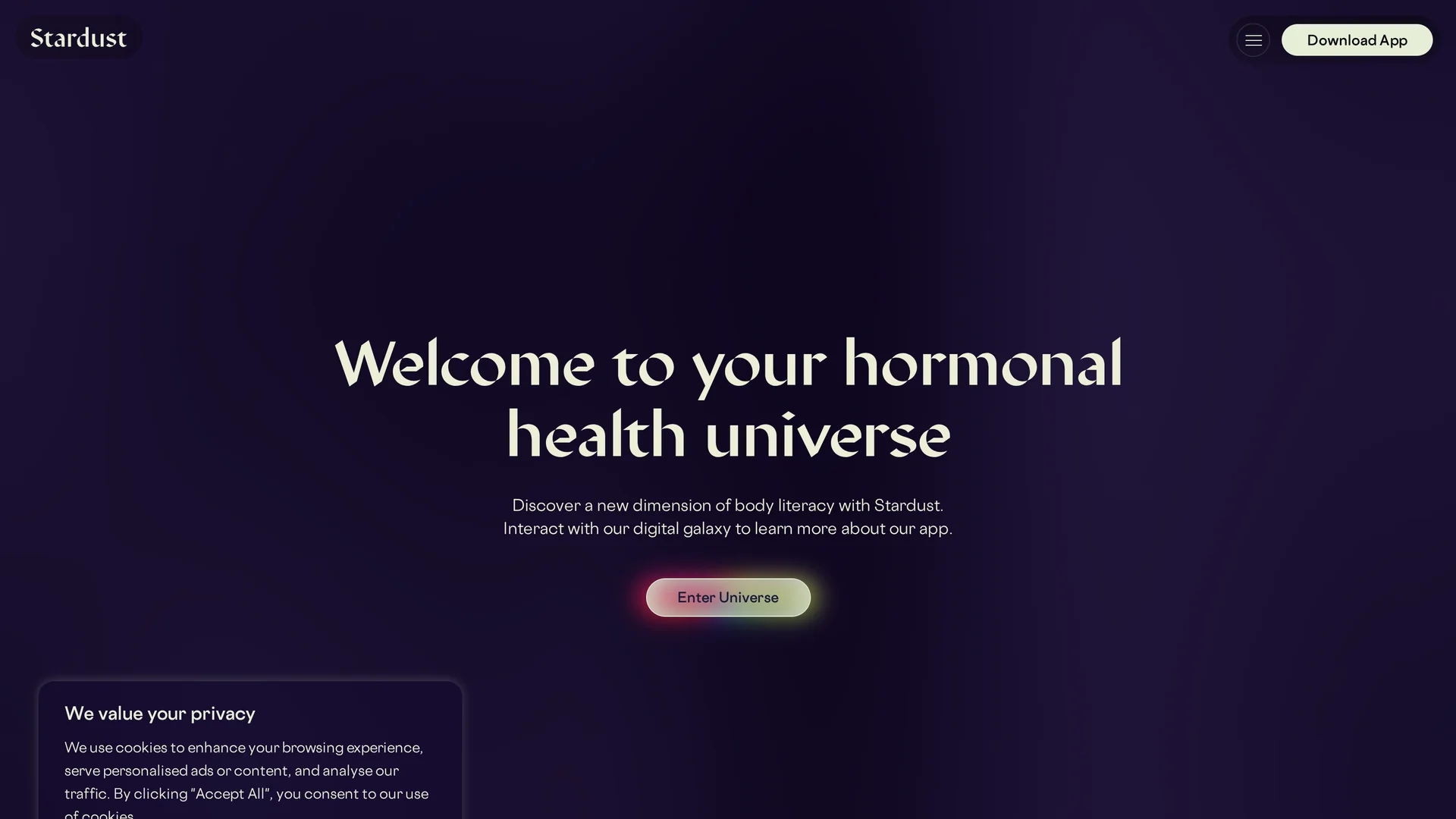 stardust homepage