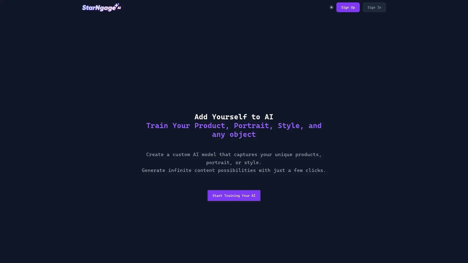 starngage-ai homepage