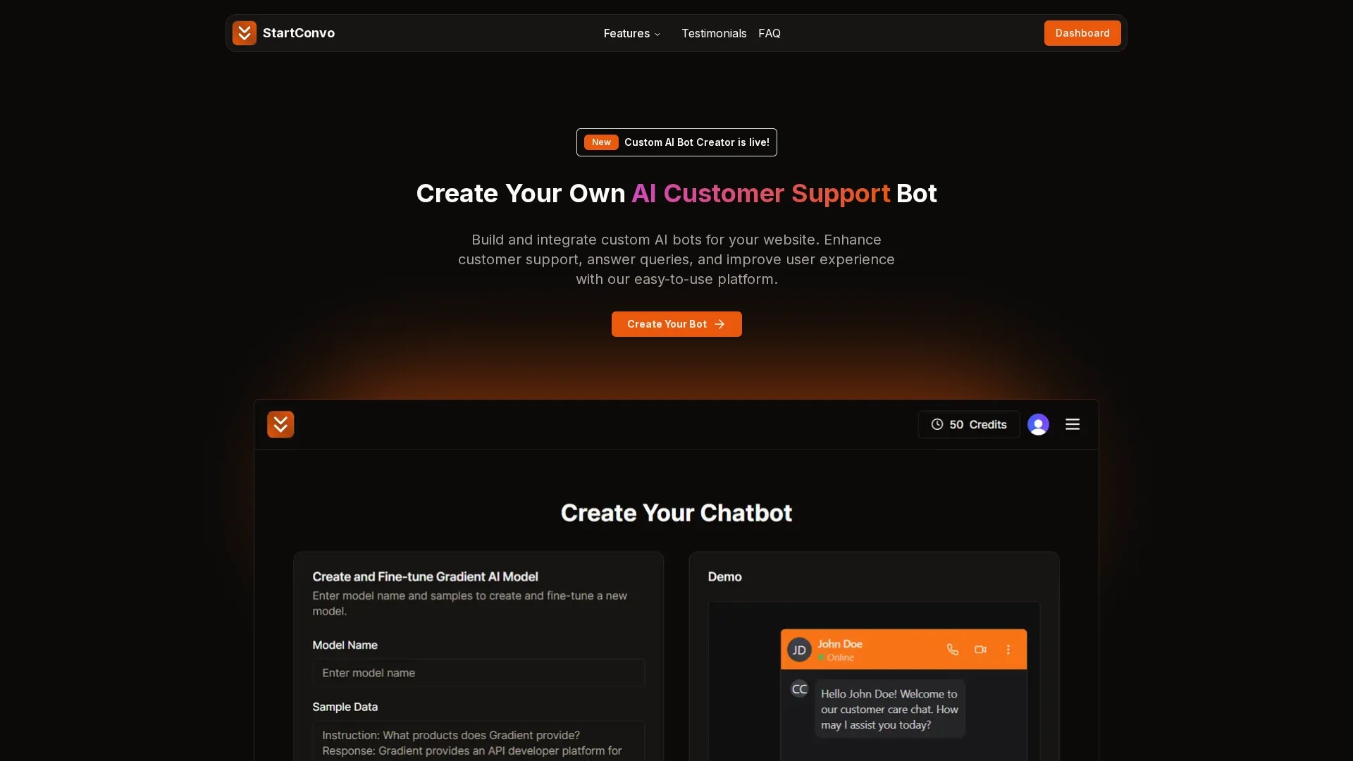 startconvo homepage