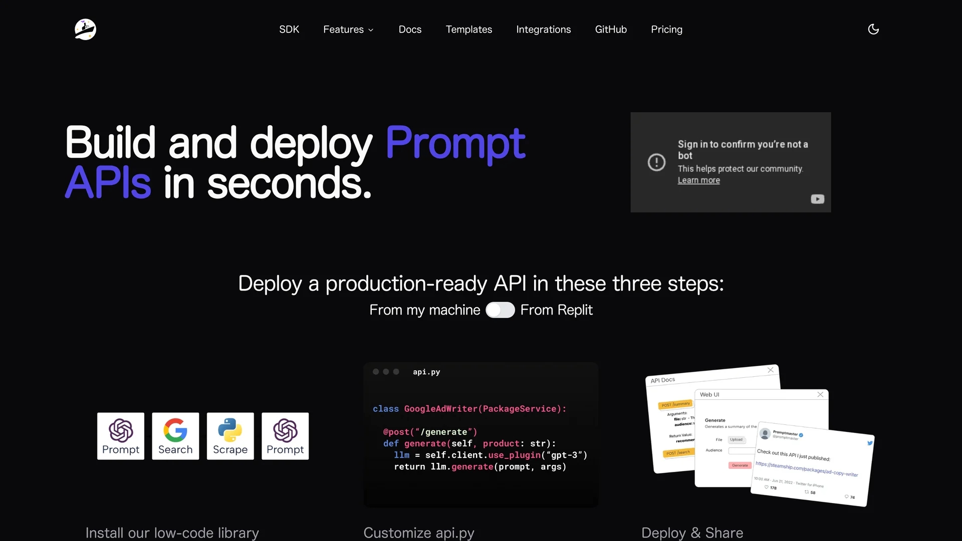 steamship homepage