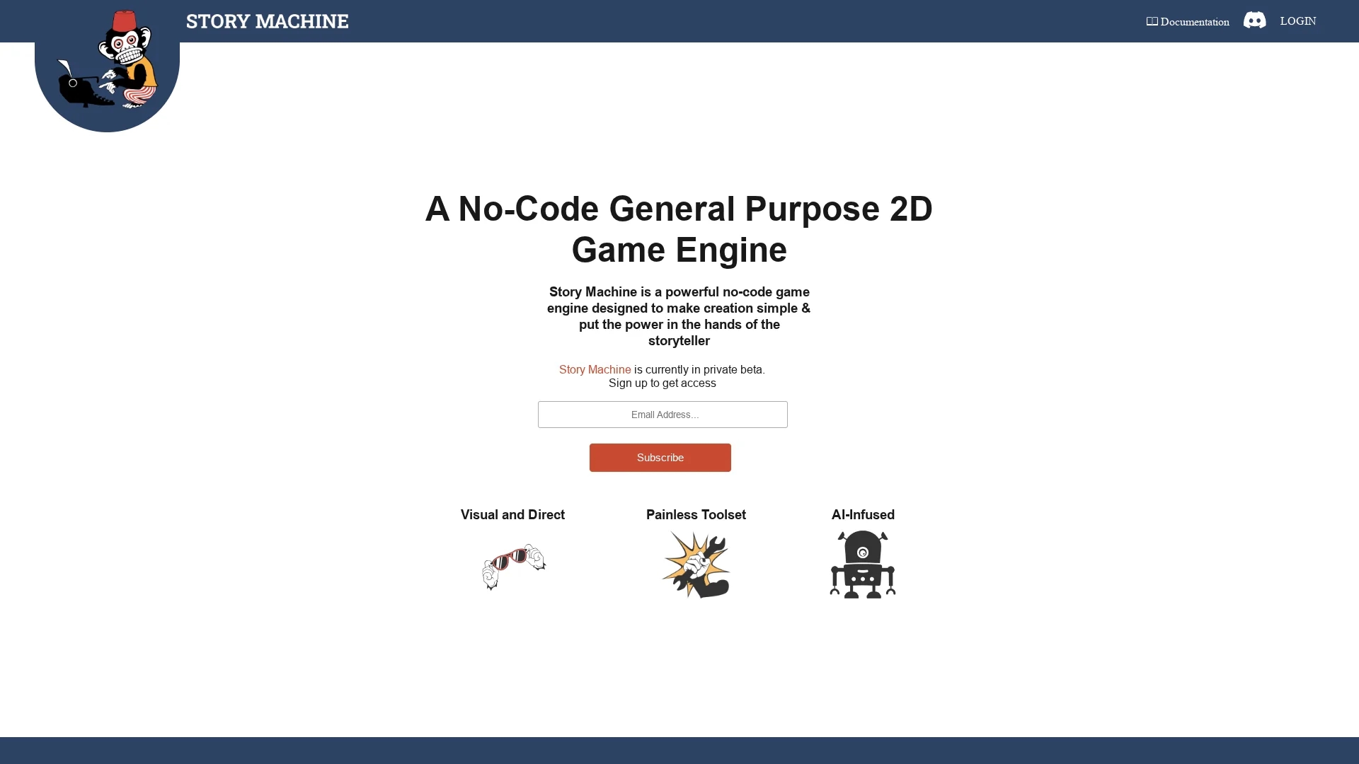 story-machine homepage