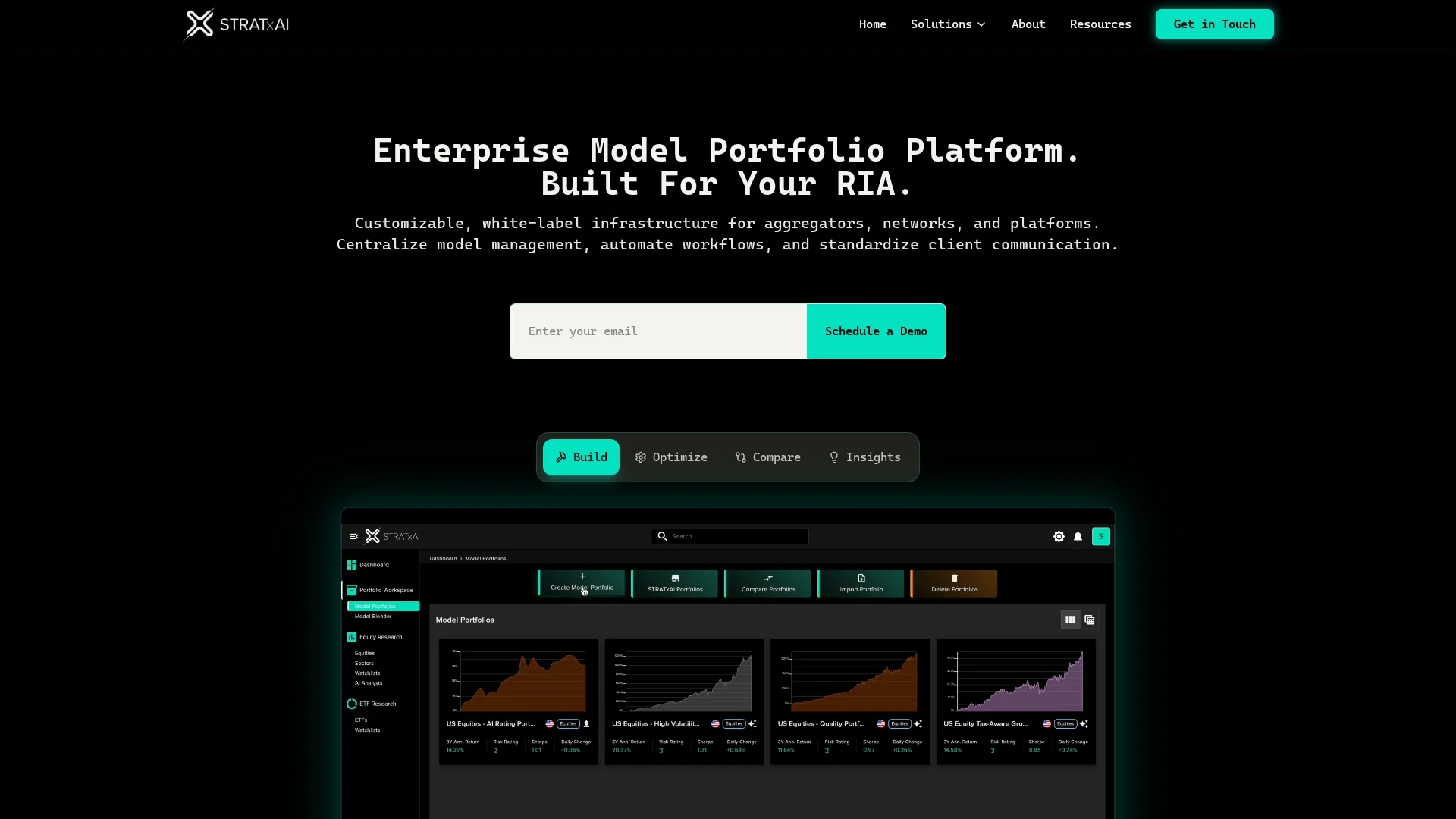 stratxai homepage