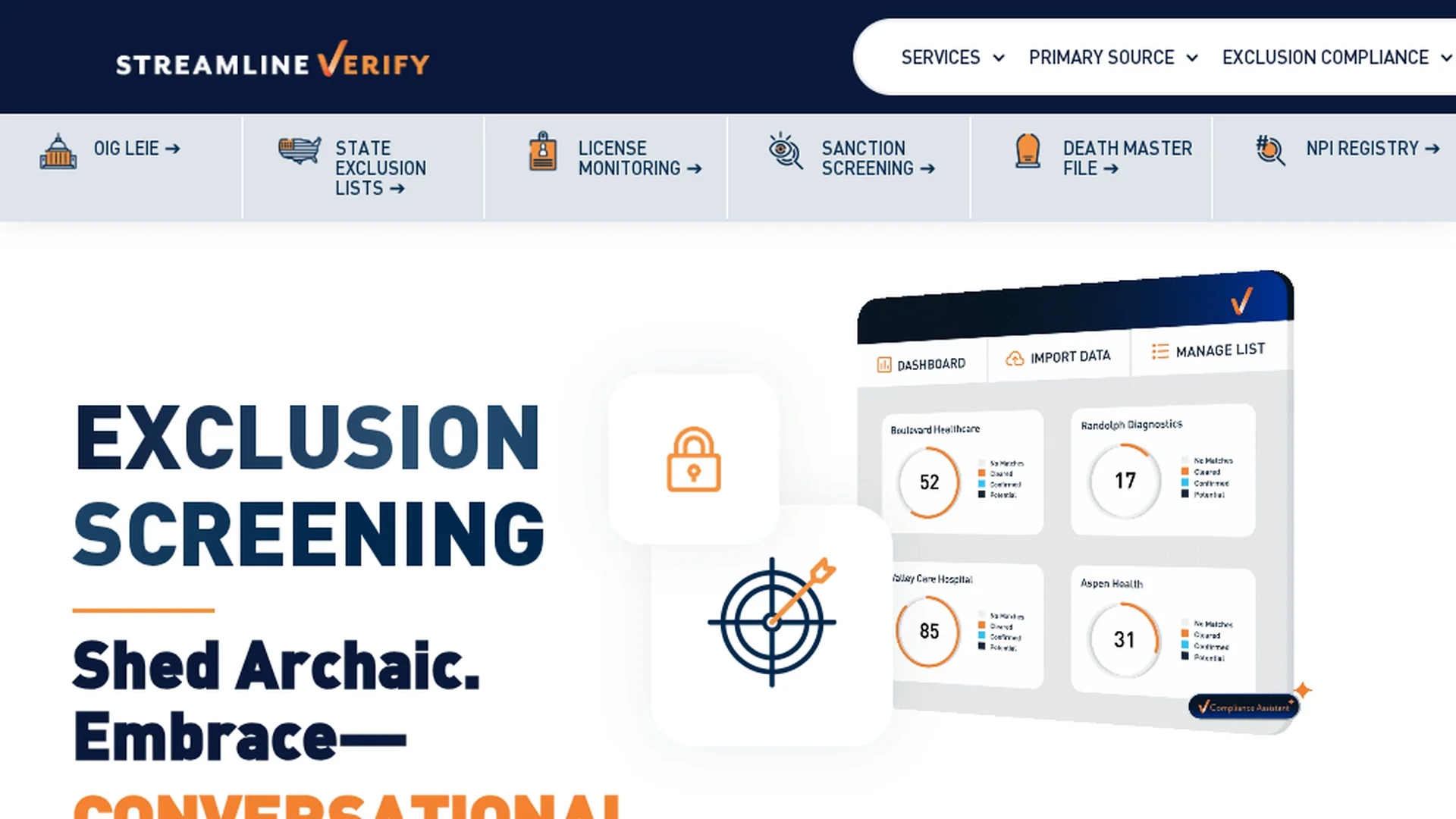 streamline-verify homepage