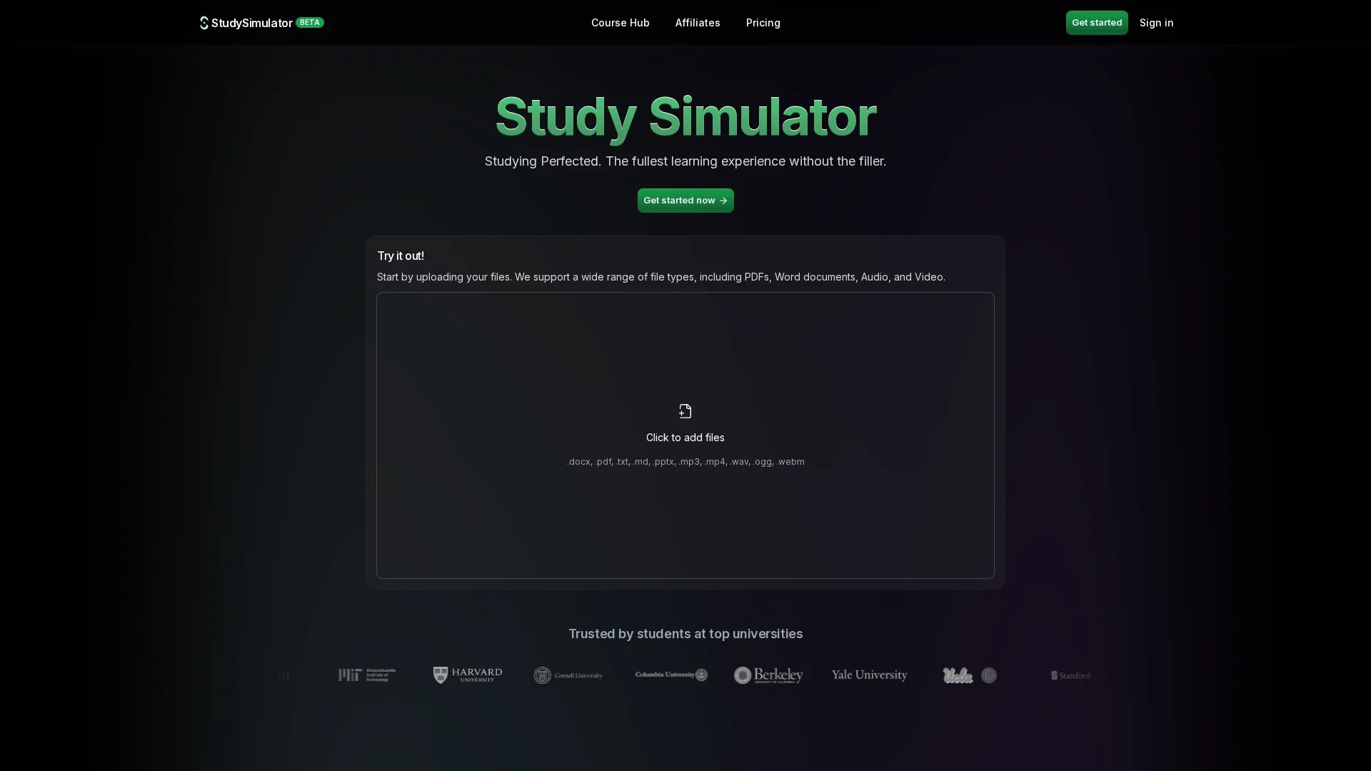 study-sim homepage