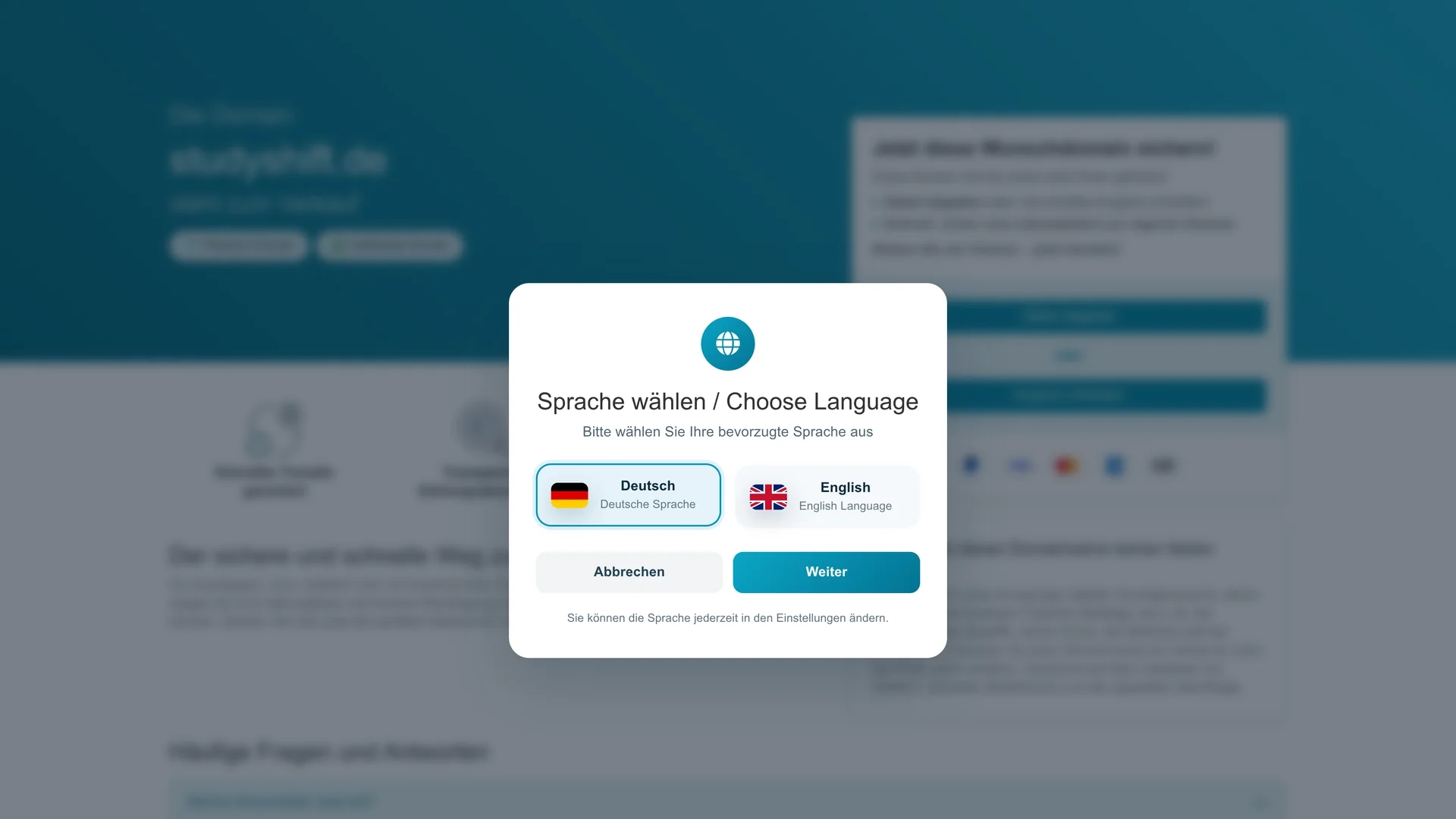 studyshift homepage