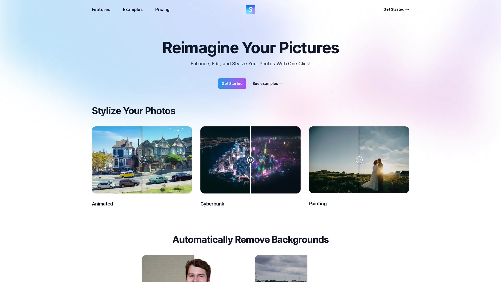 stylize homepage