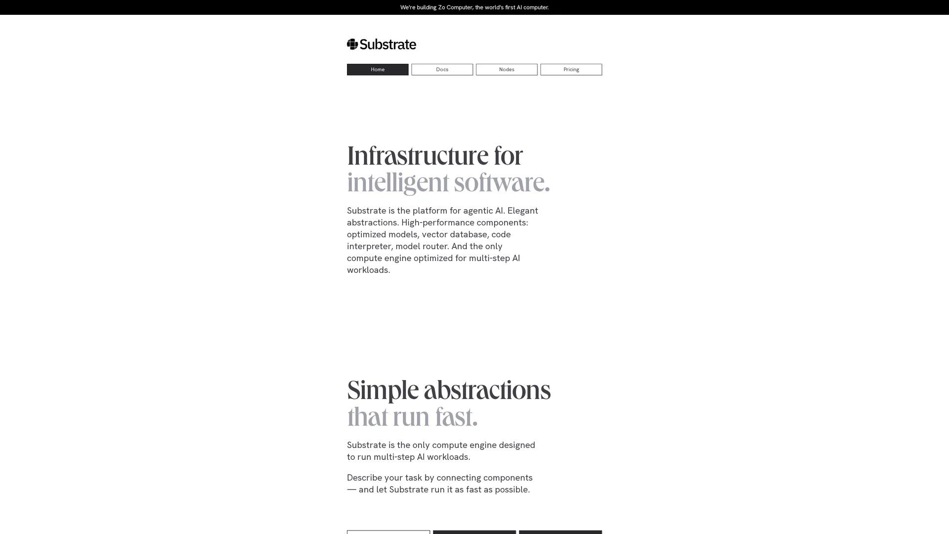 substrate homepage