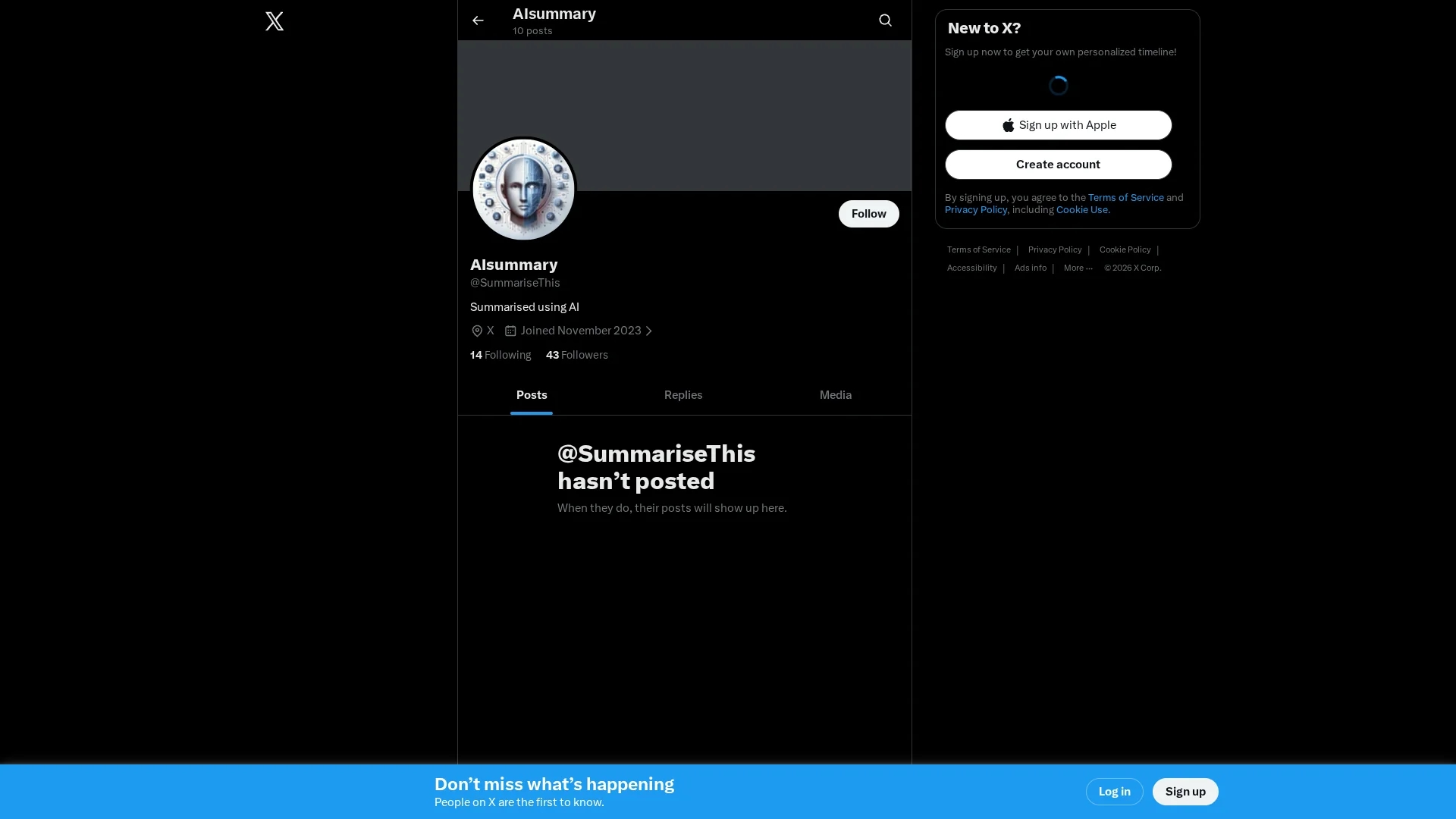 summarisethis homepage