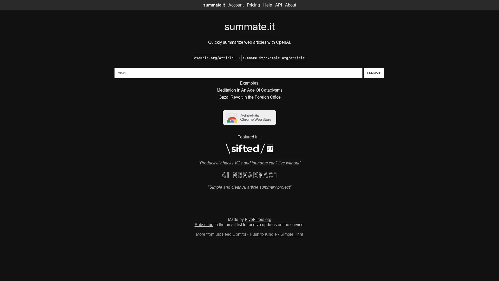 summate homepage
