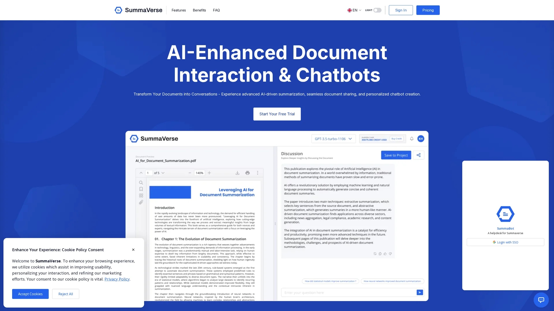 summaverse homepage