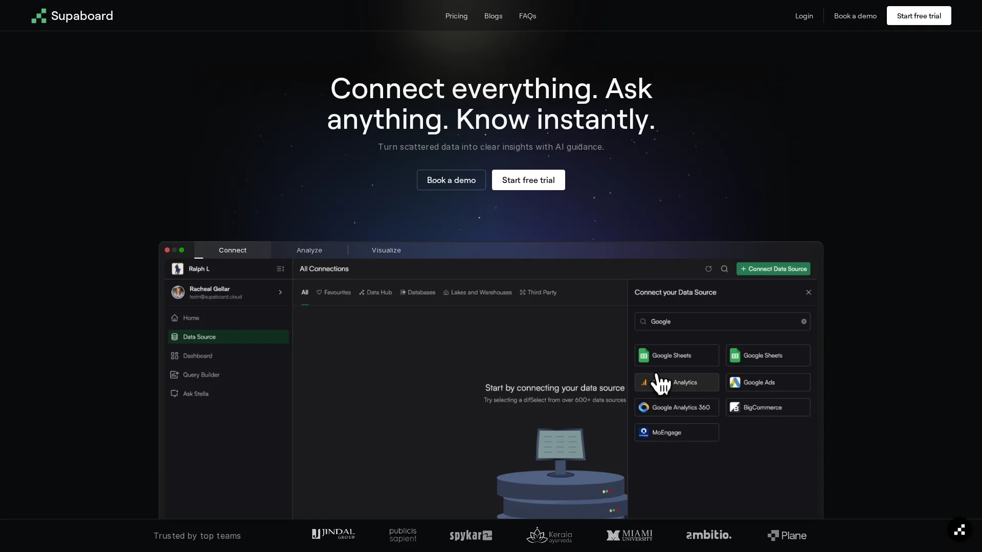 supaboard-ai homepage