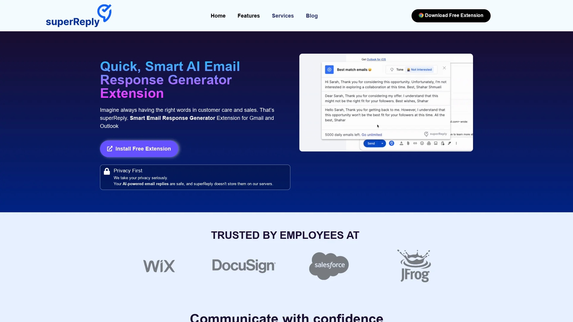 superreply homepage