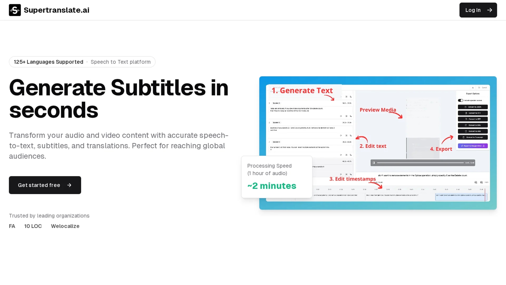 supertranslate homepage