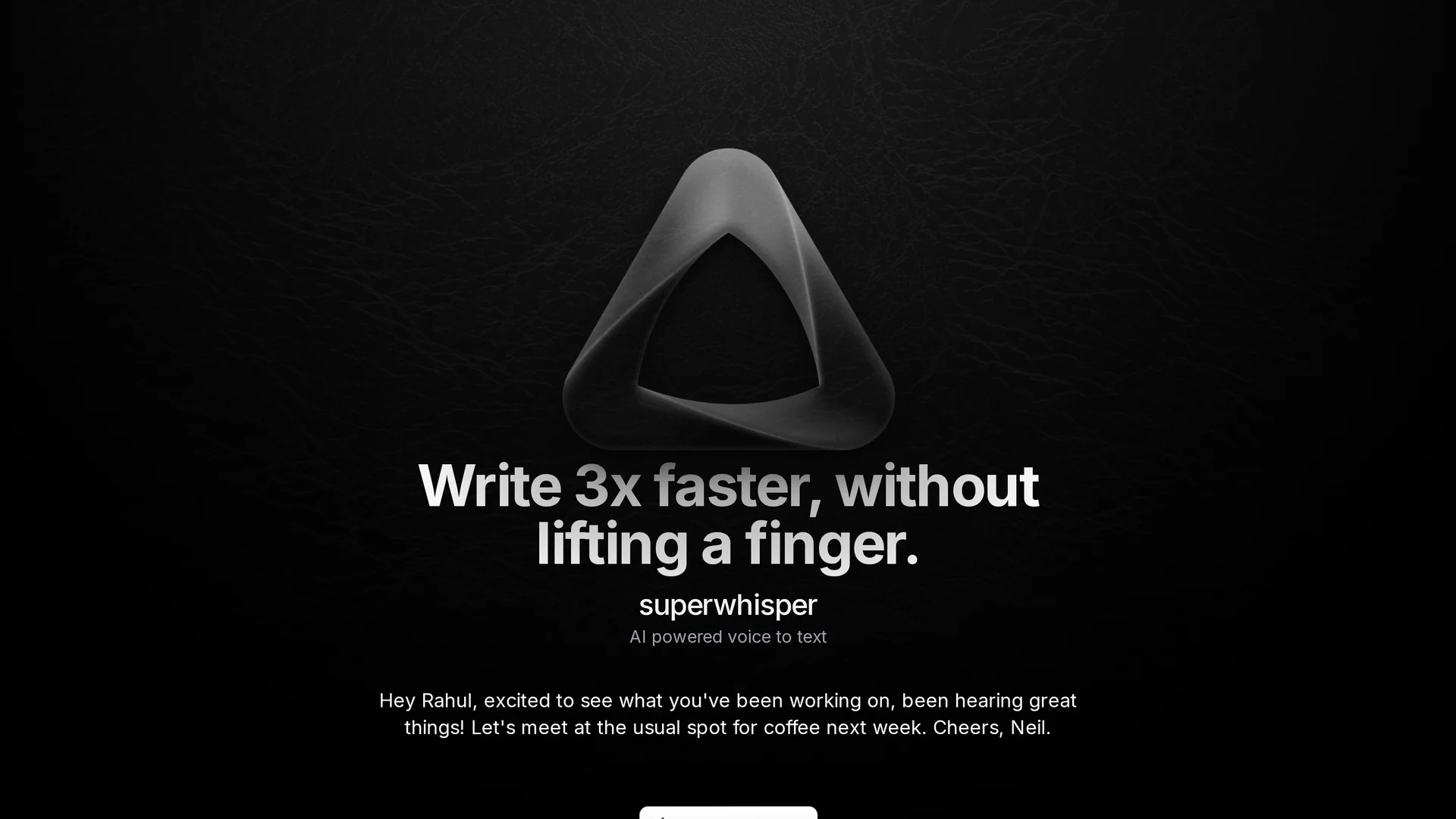 superwhisper homepage
