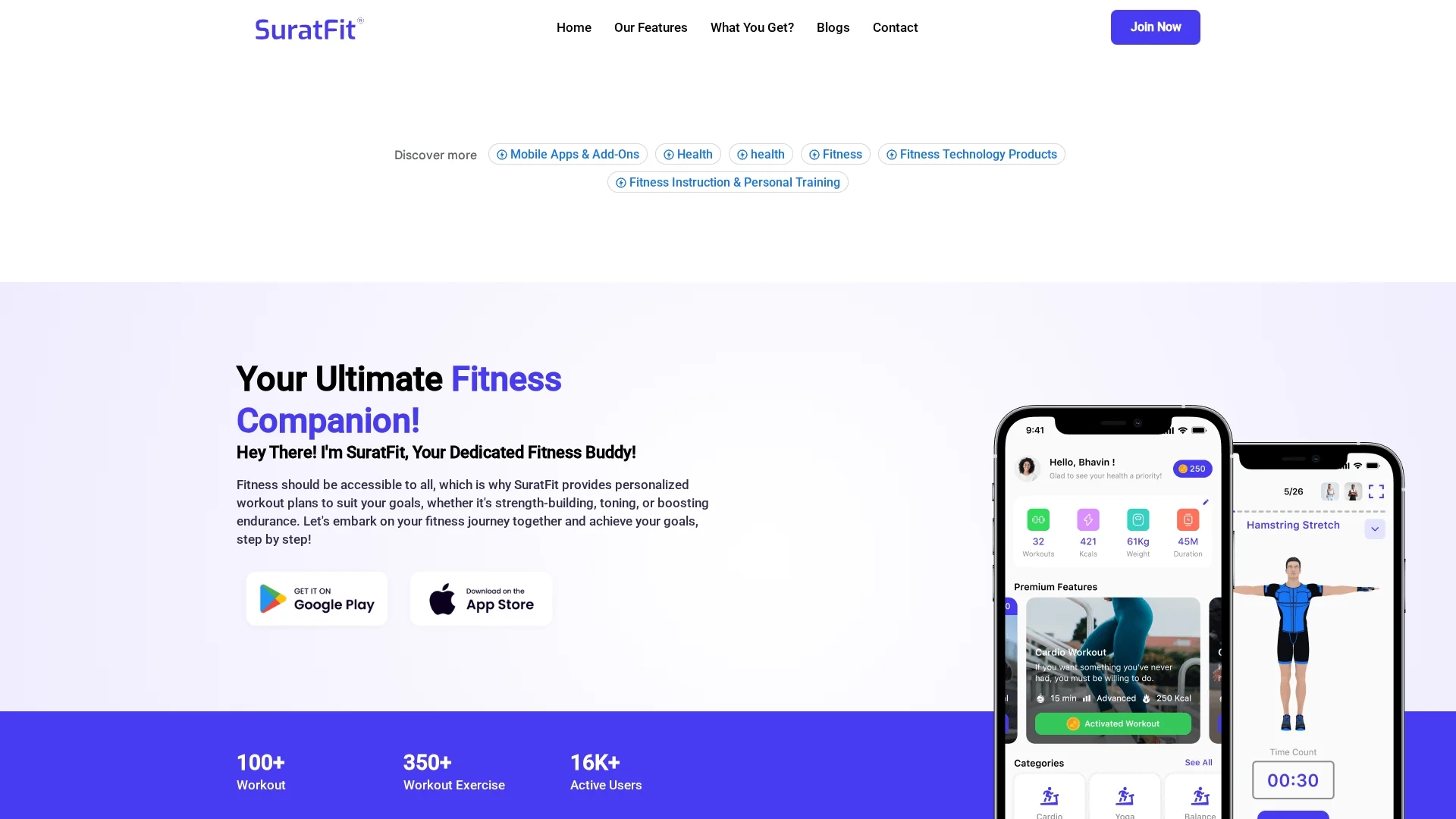 suratfit homepage
