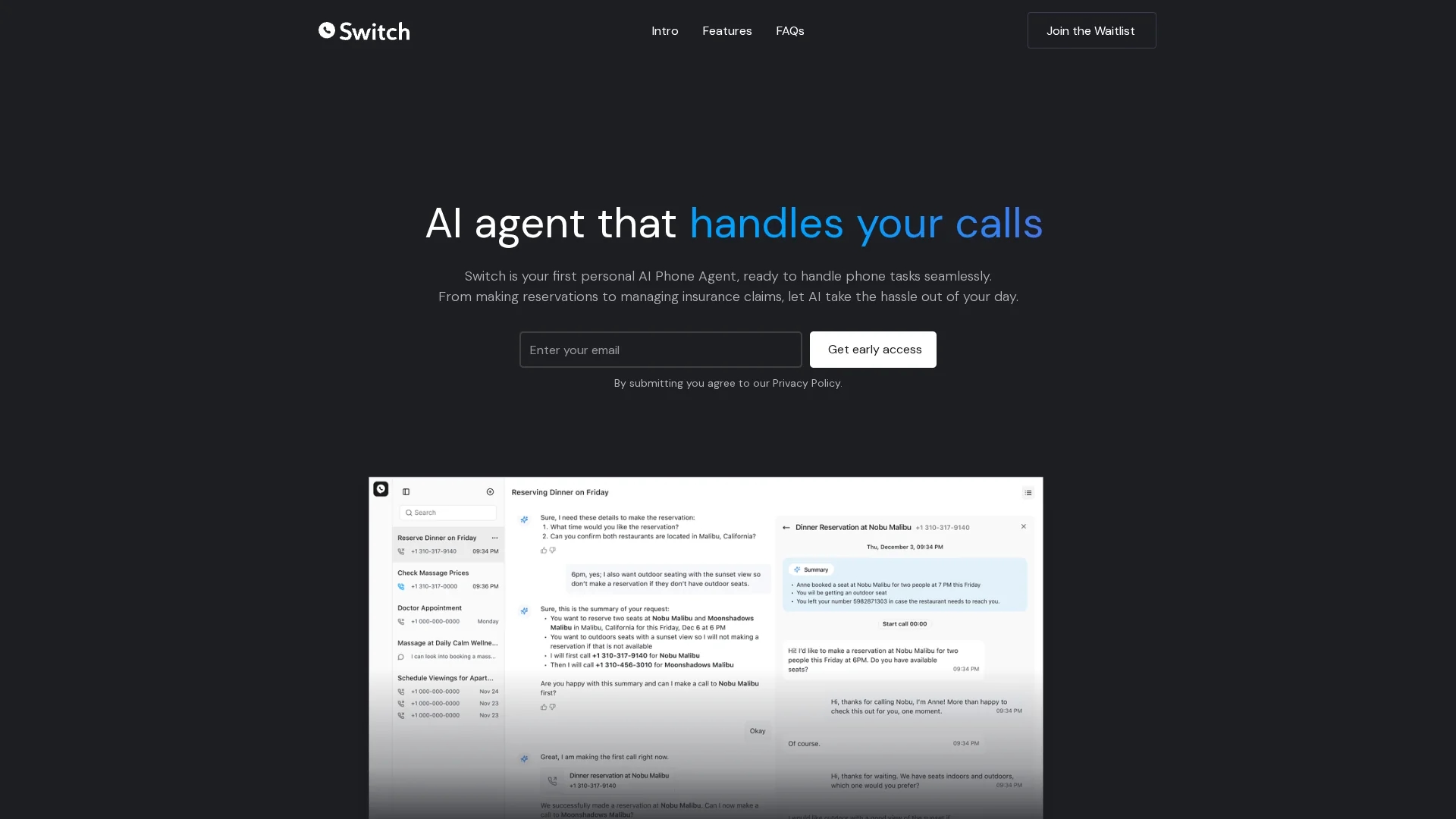 switch homepage