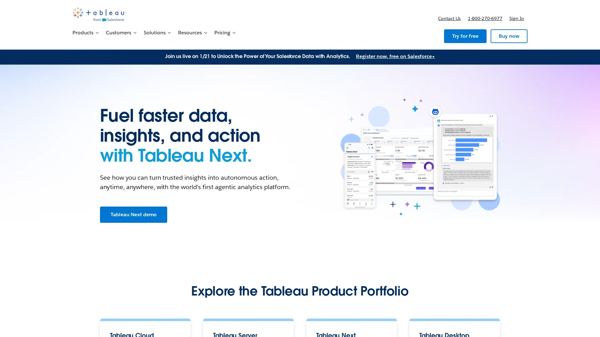 tableau homepage