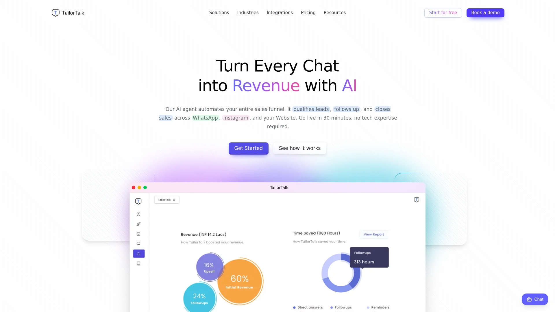 tailortalk homepage