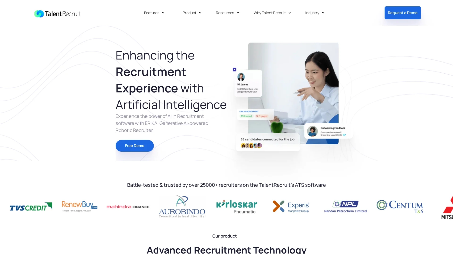 talentrecruit homepage