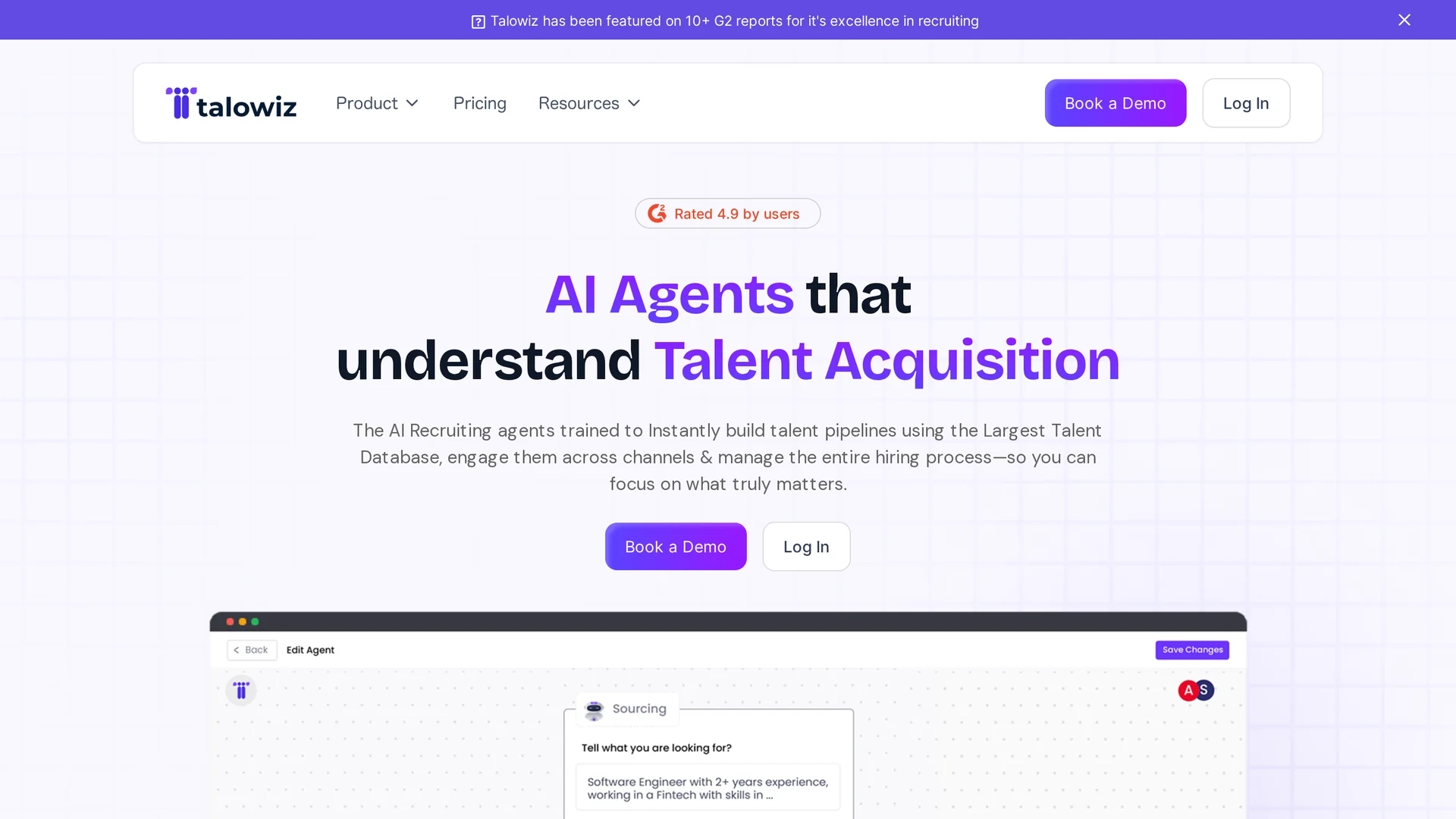talowiz homepage