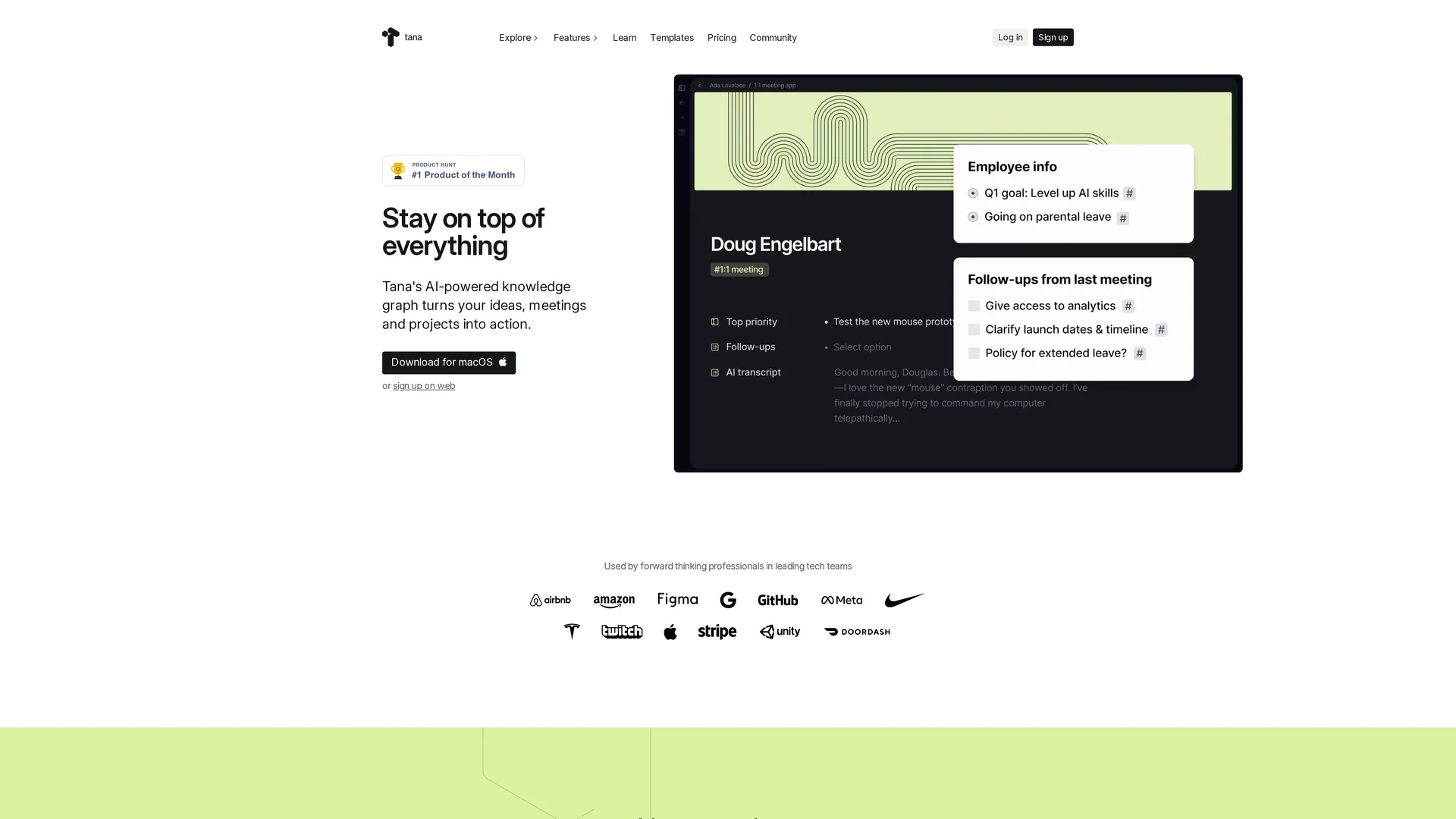 tana-inc homepage