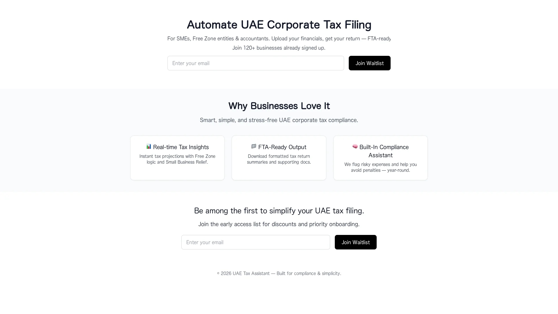 taxly-ai homepage