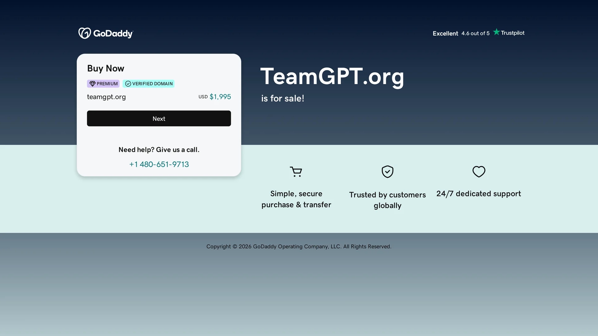 teamgpt homepage