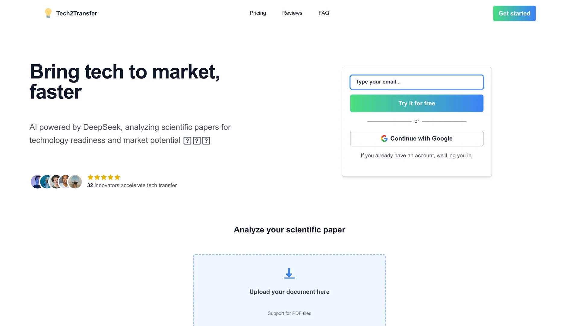 tech2transfer homepage
