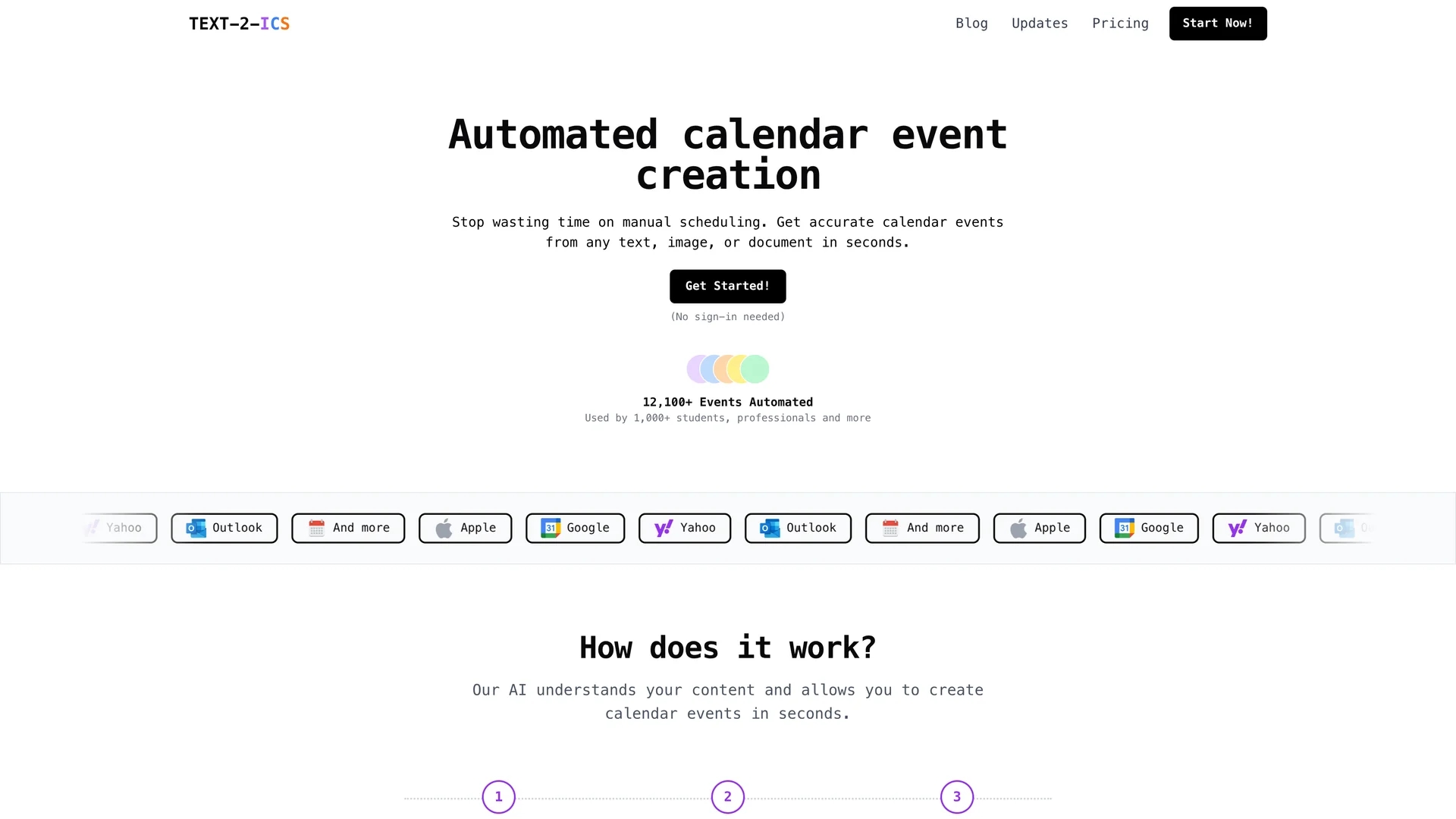 text-2-ics homepage