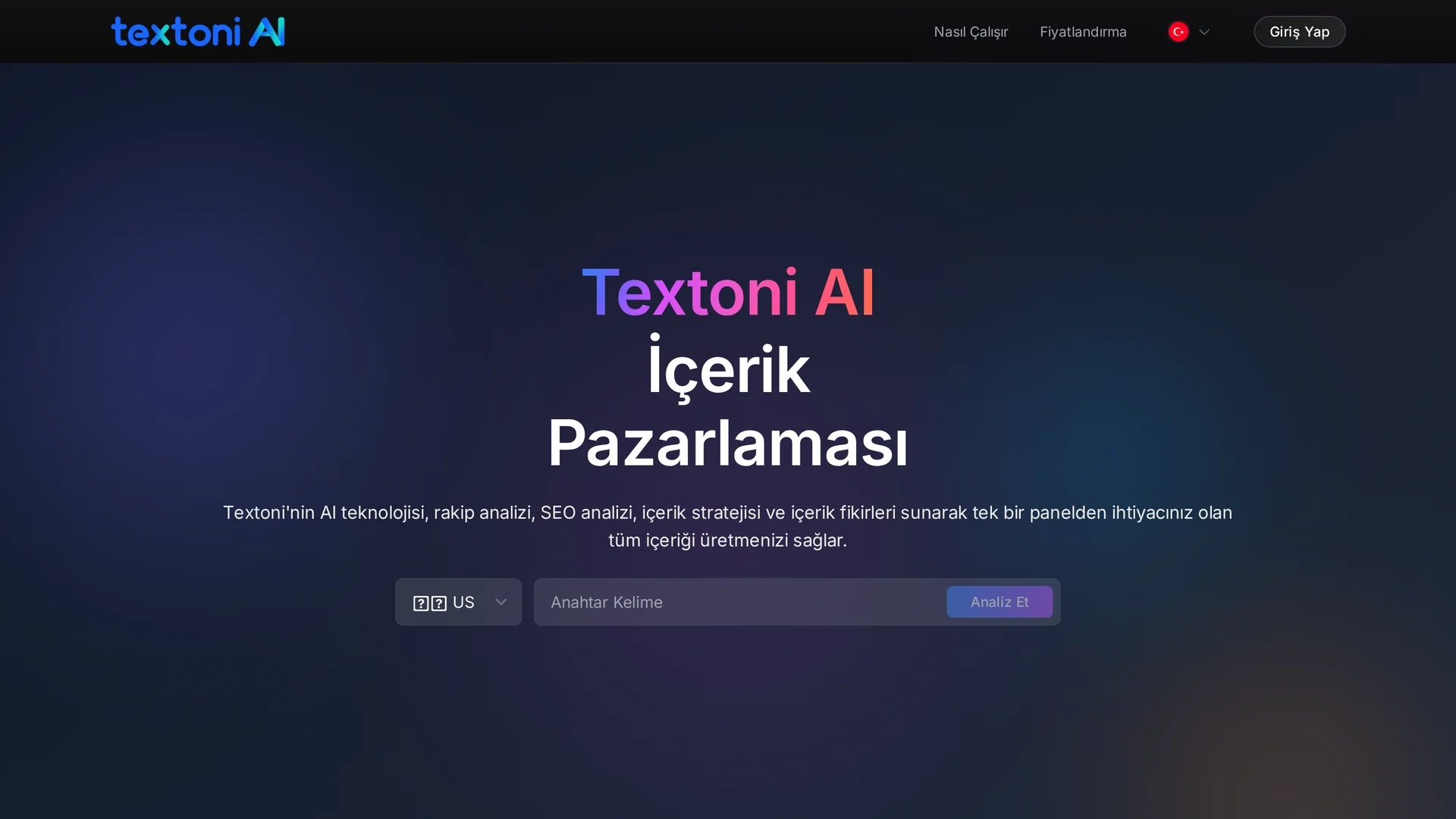 textoni-ai homepage