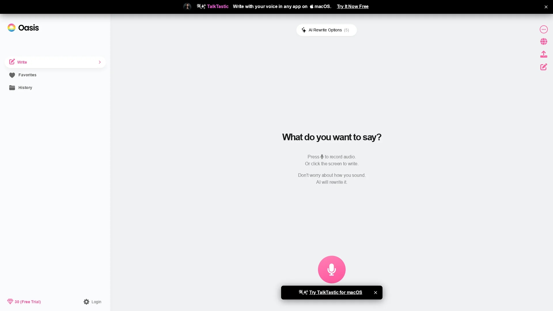 theoasis homepage