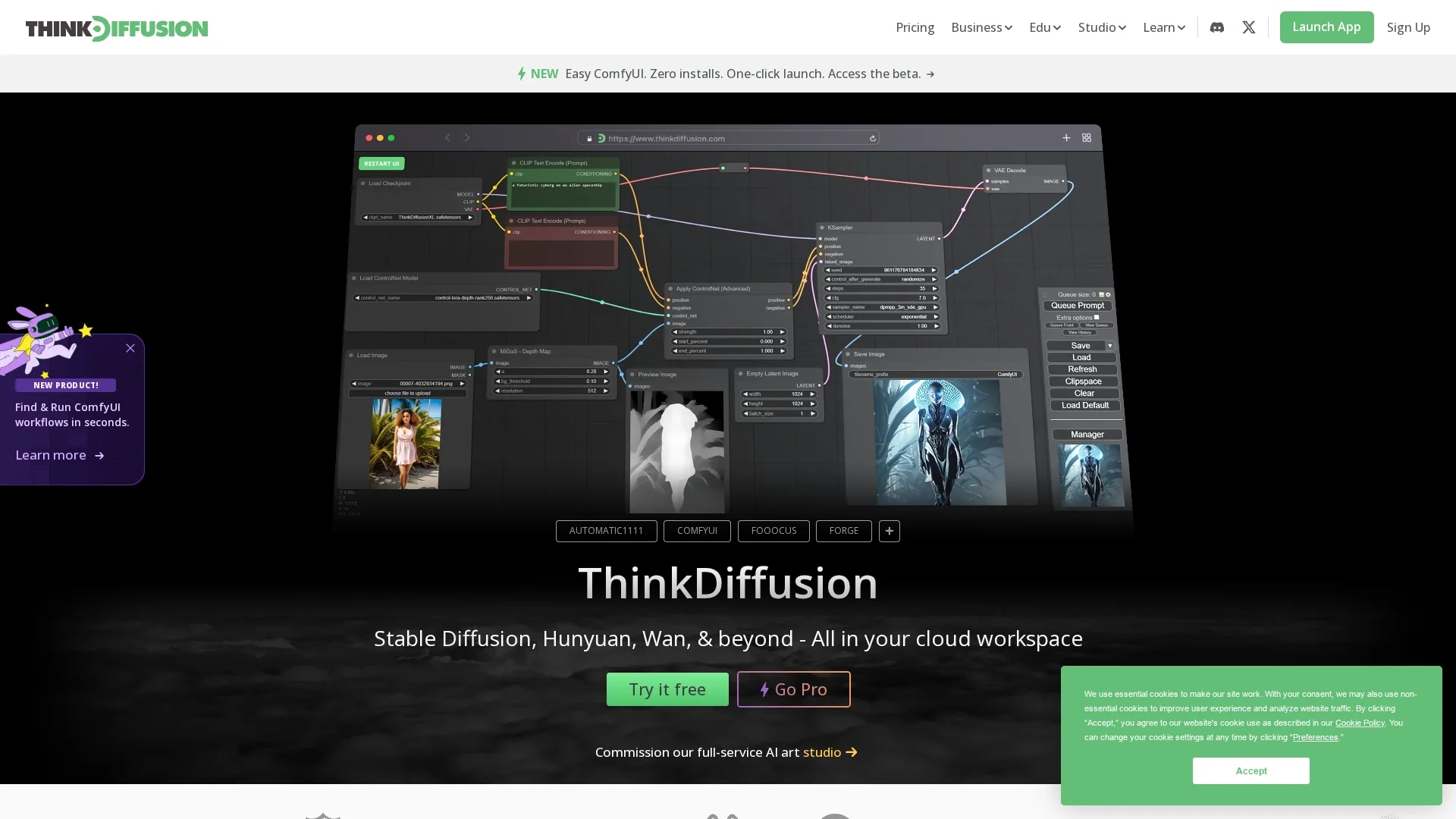 thinkdiffusion homepage