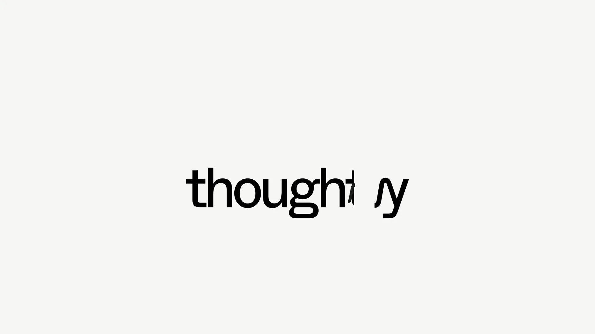 thoughtly homepage