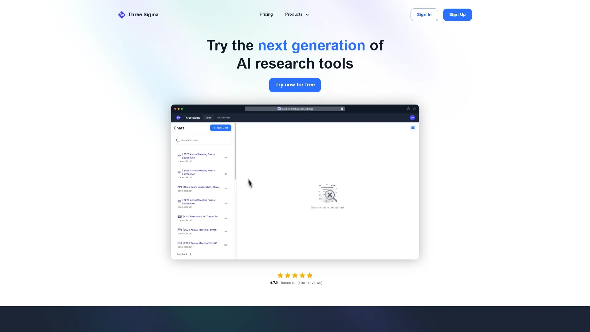 three-sigma homepage