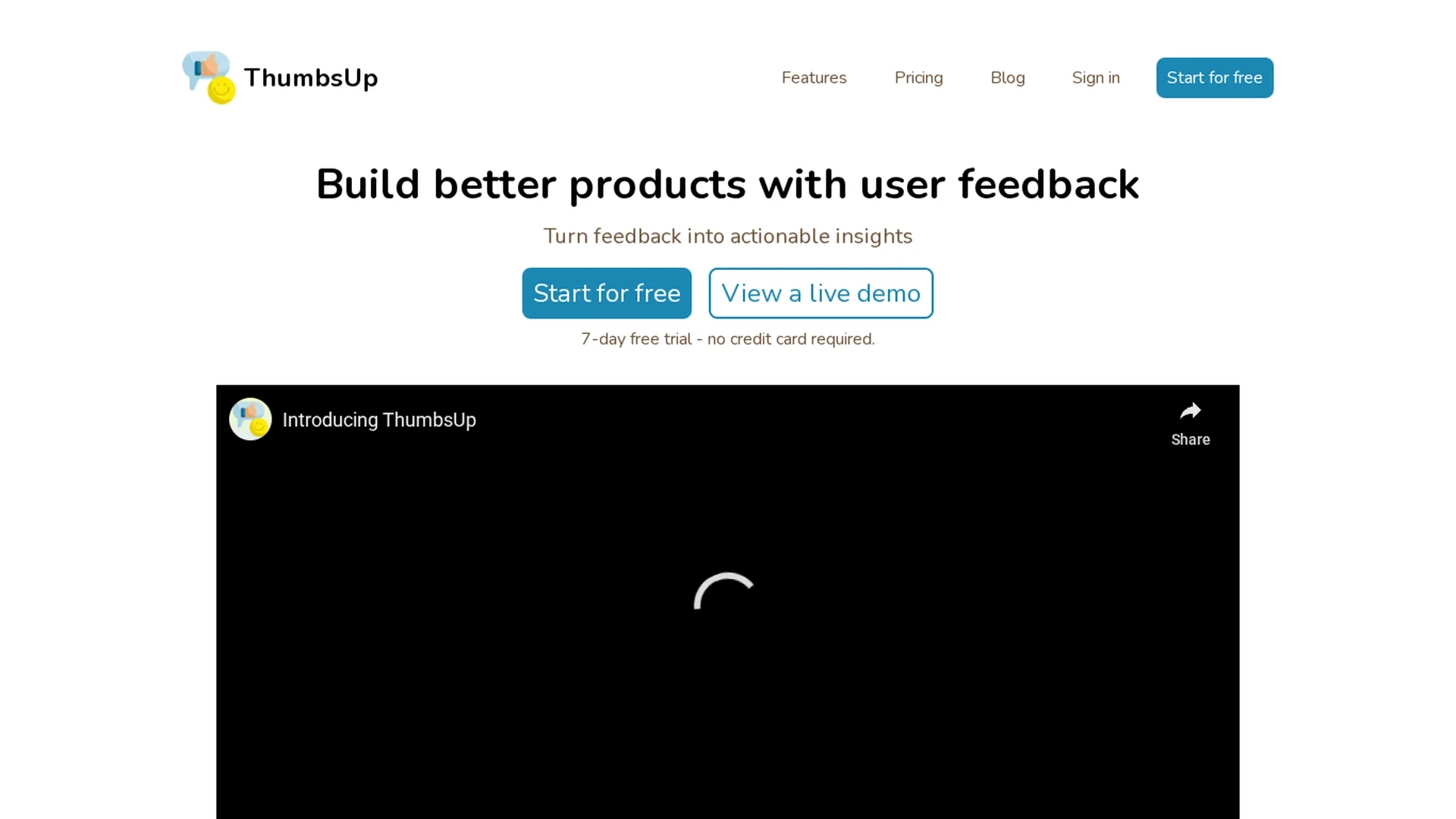 thumbsup homepage