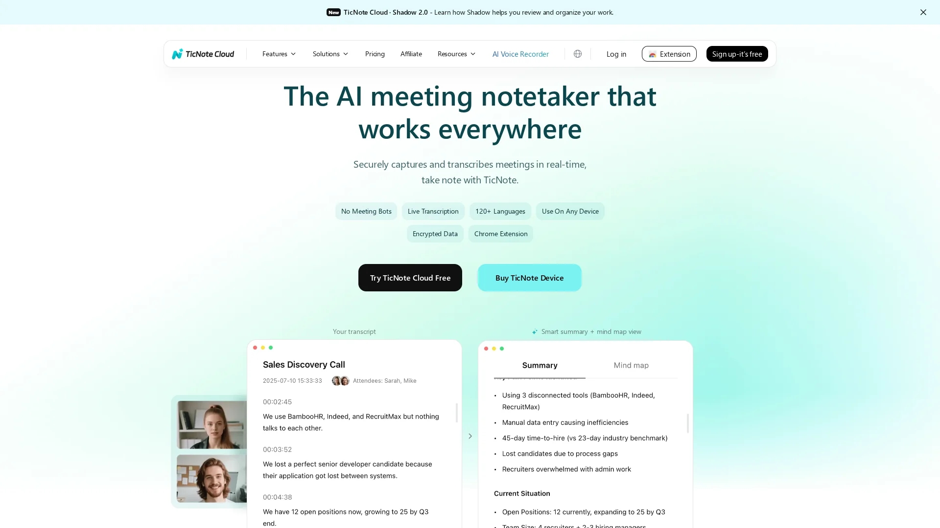 ticnote-com homepage