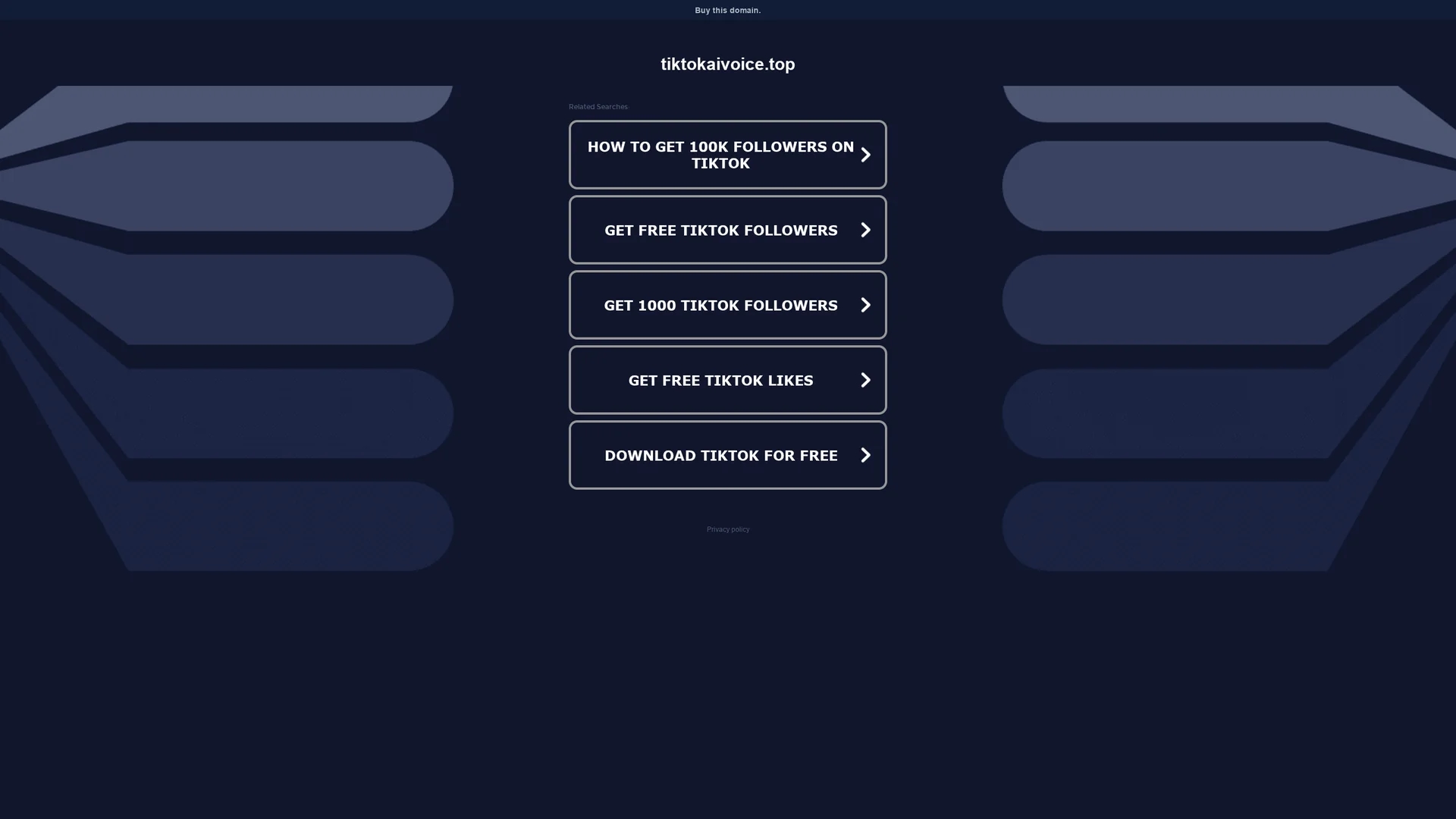 tiktok-ai-voice homepage