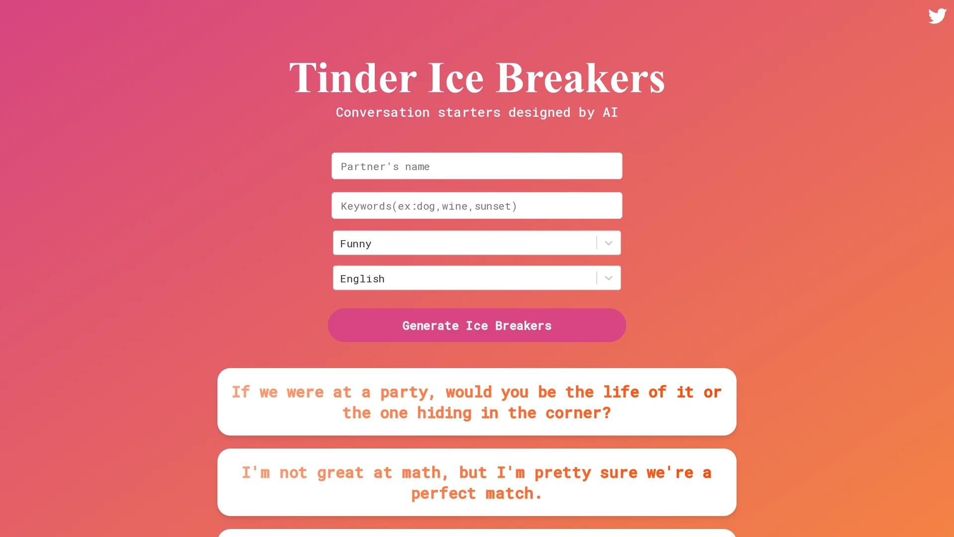 tinder-ice-breakers homepage